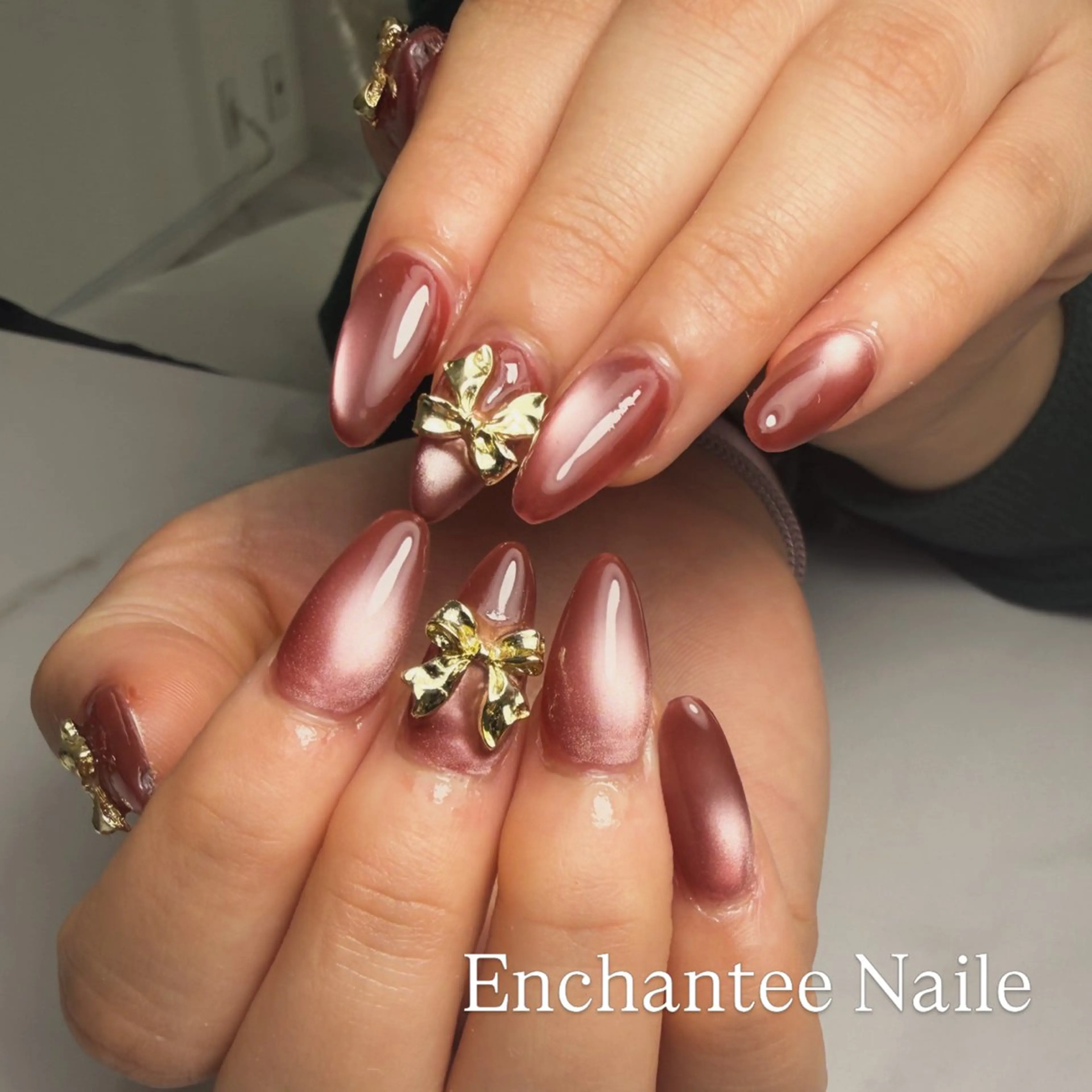 ネイル マグネットネイル スカルプネイル enchantee nail所属・Enchantée yukaのネイルデザイン