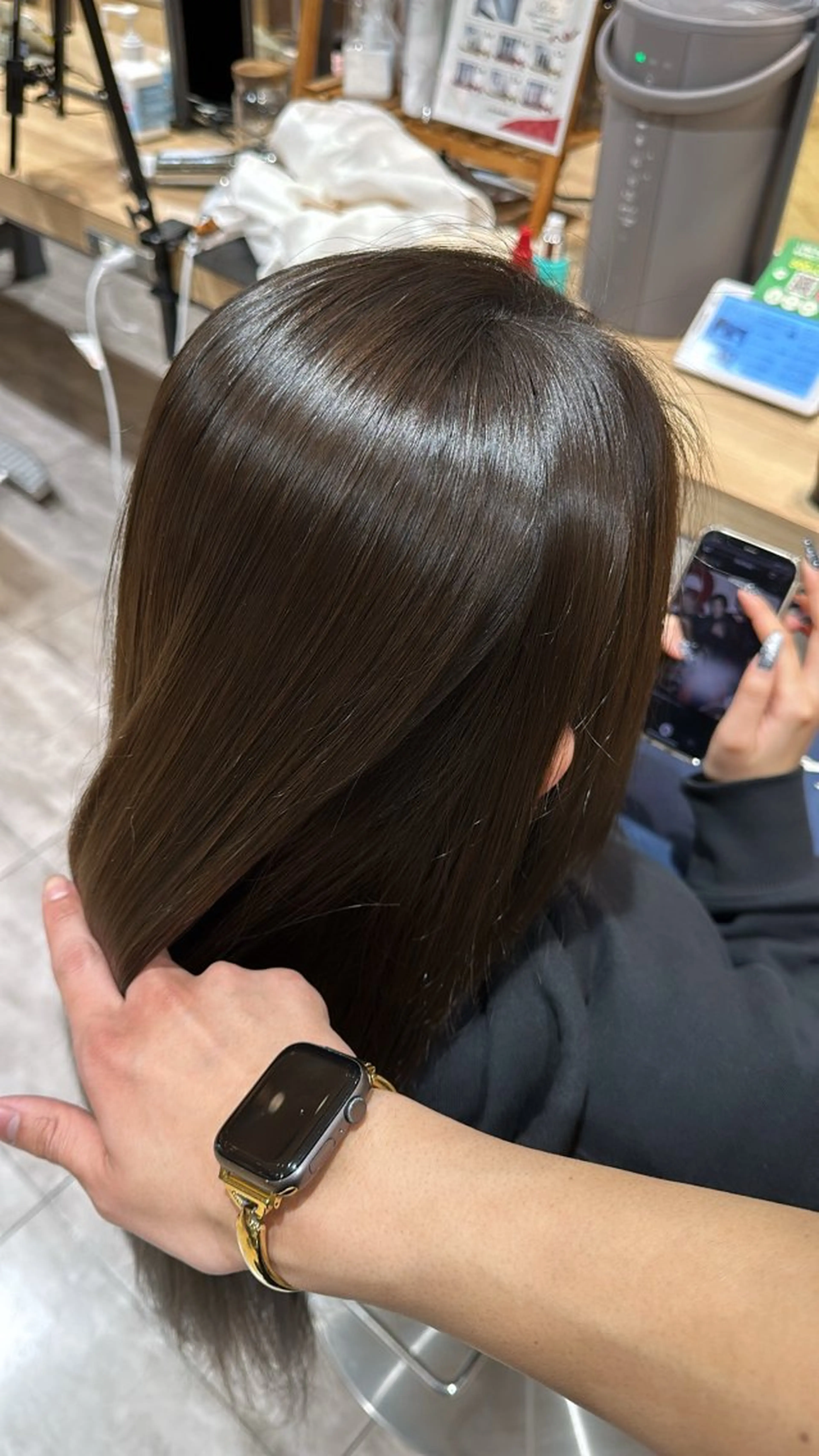 ショート 縮毛矯正 STAND所属・古賀 光のヘアスタイル