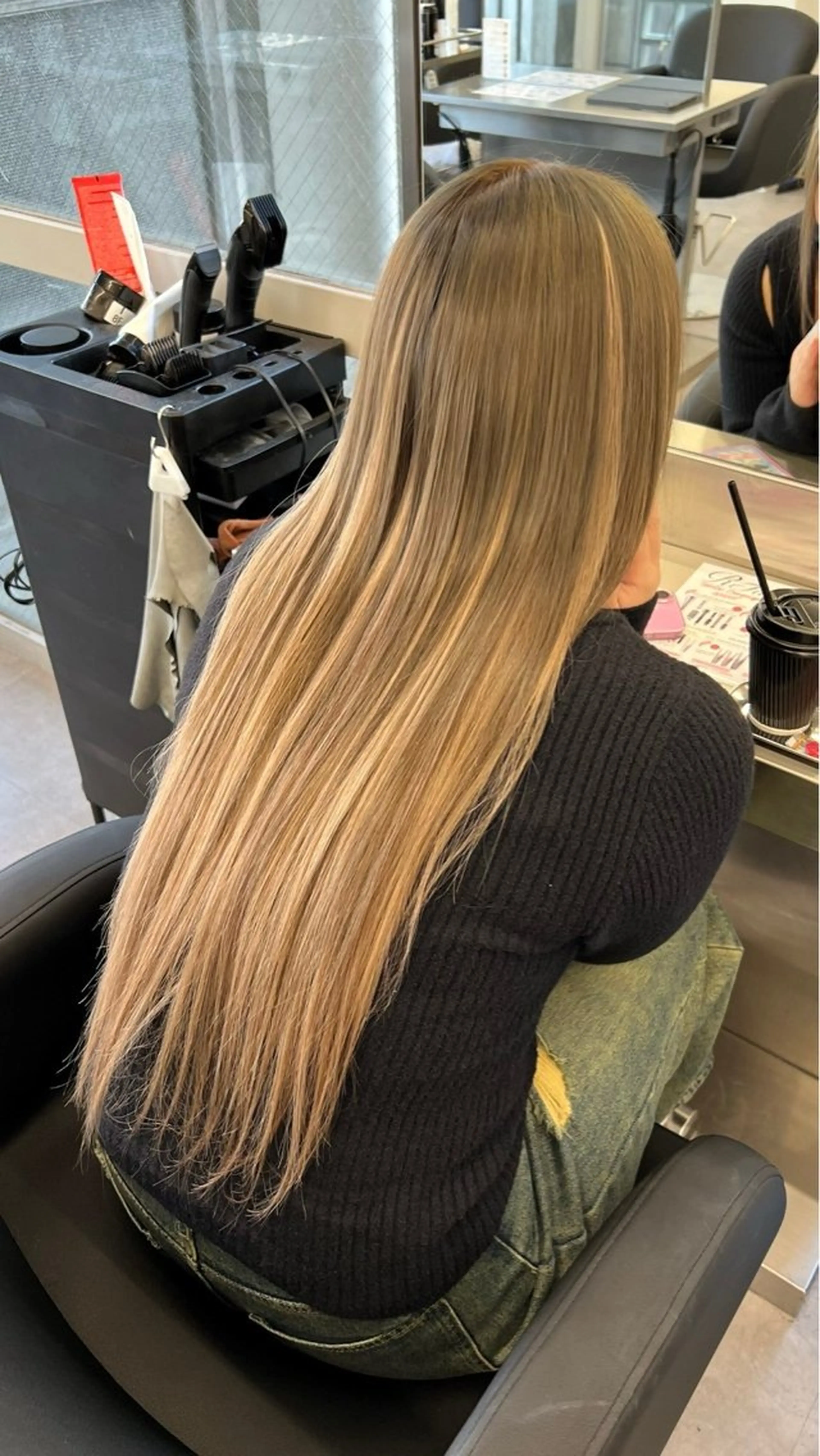 ロング カット エクステ 似合わせカラー/ ブリーチ🤩店長レンのヘアスタイル