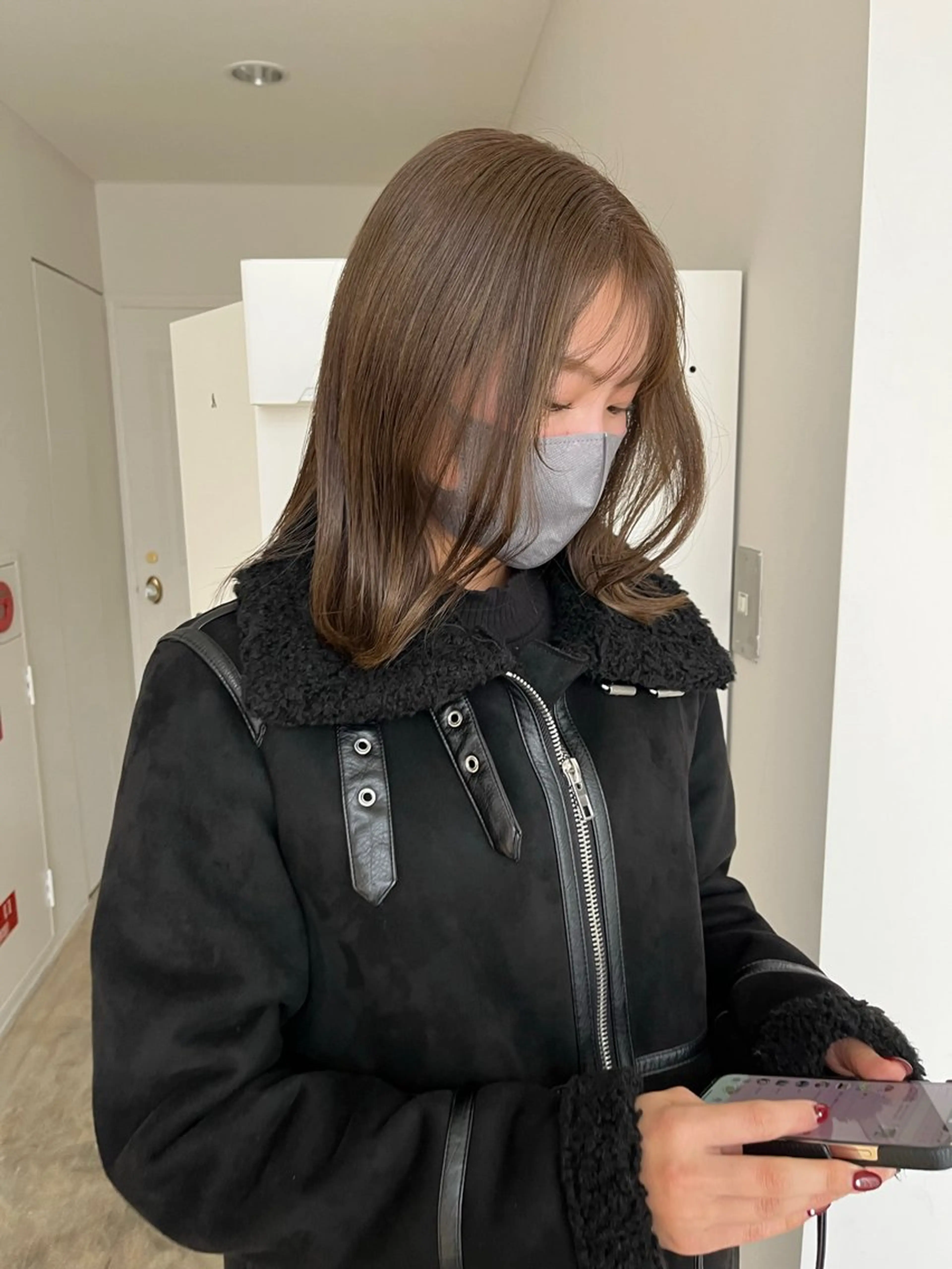 ミディアム AIKA /大阪美容室のヘアスタイル