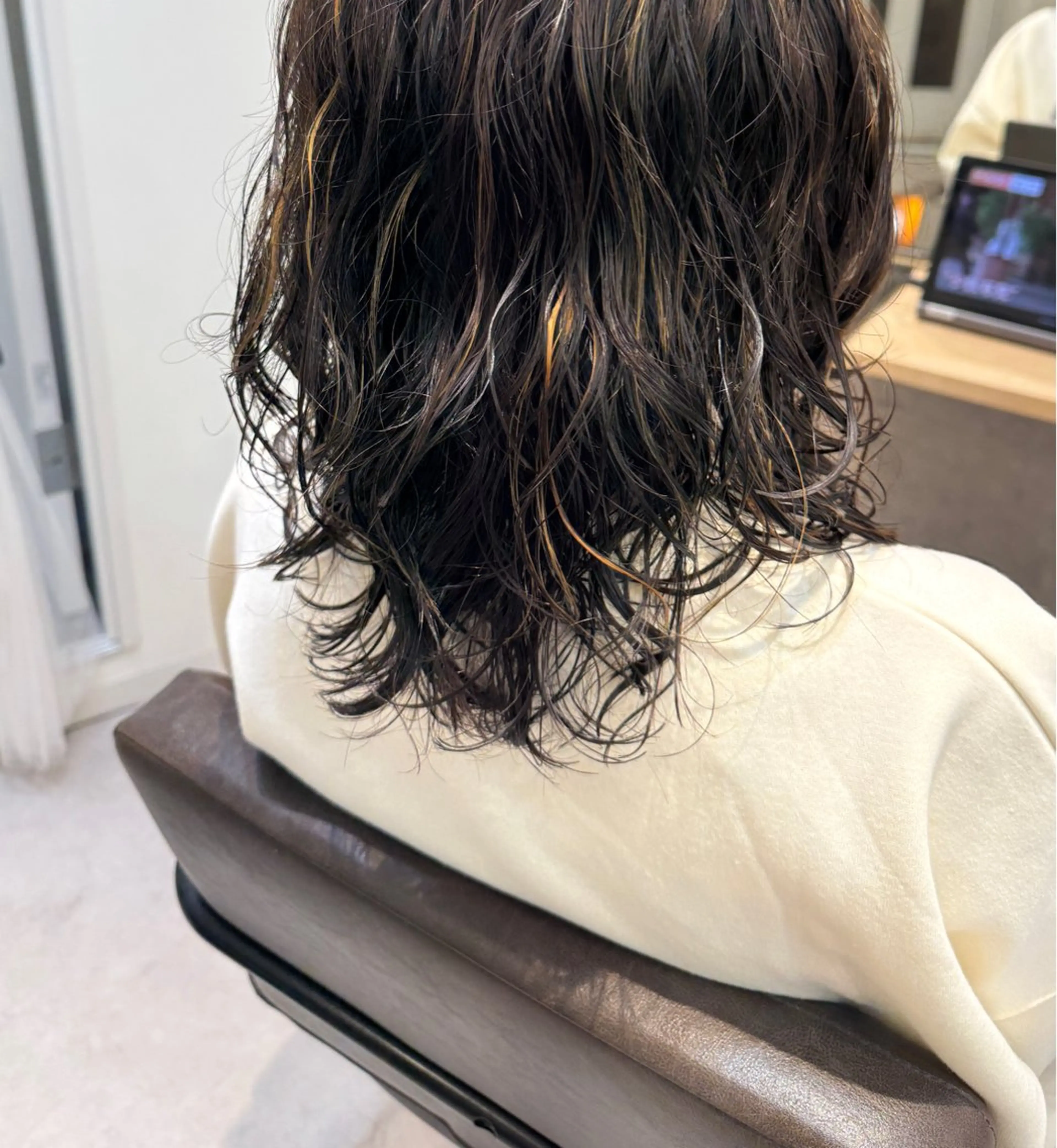 セミロング パーマ セミロングパーマ カット パーマ トリートメント Dxxxx III所属・女性目線の大人 メンズ*Ayakaのヘアスタイル