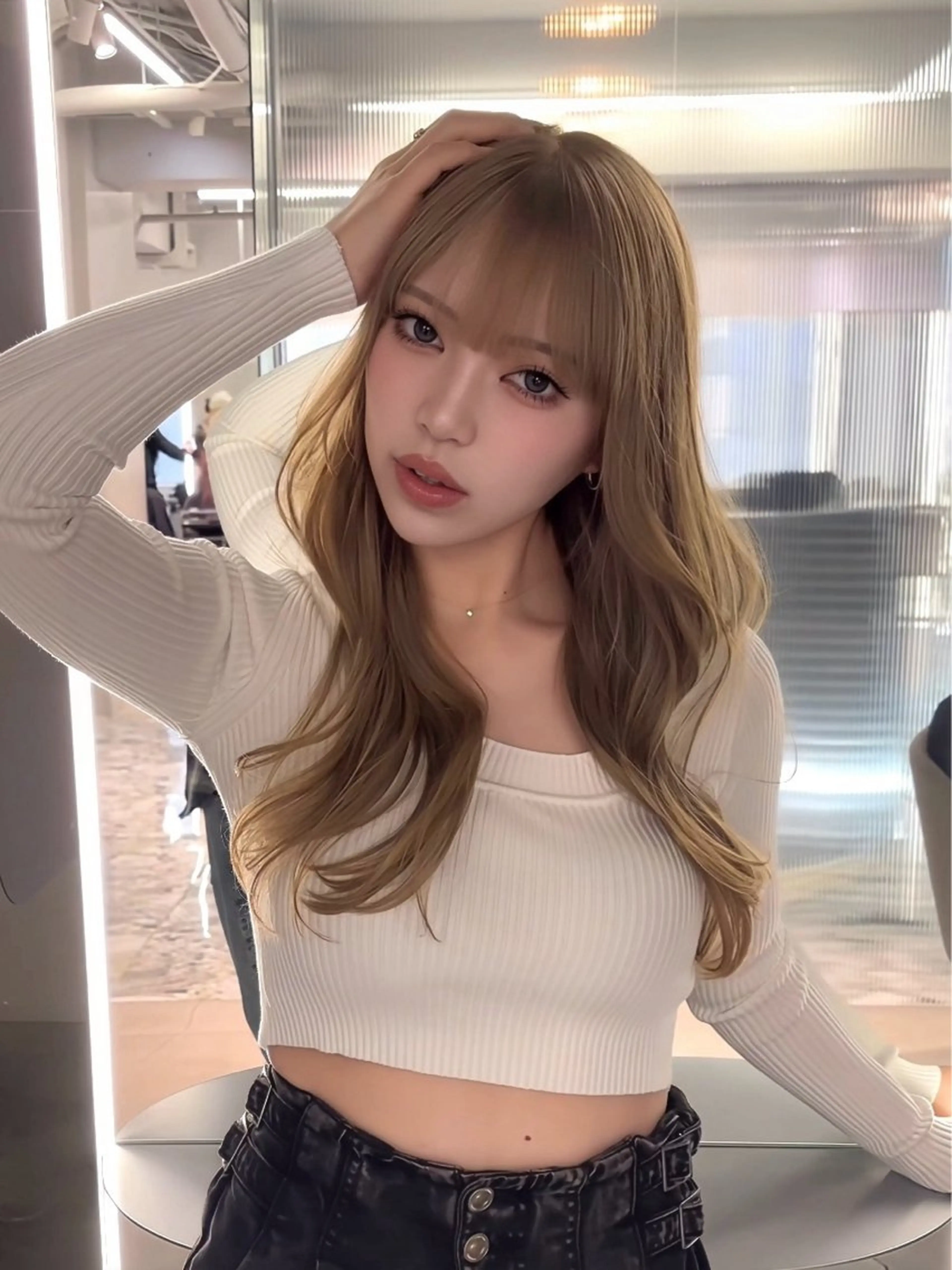 《盛れレイヤー×透明感🇰🇷》カット＋ケアブリーチ1回＋カラーの写真