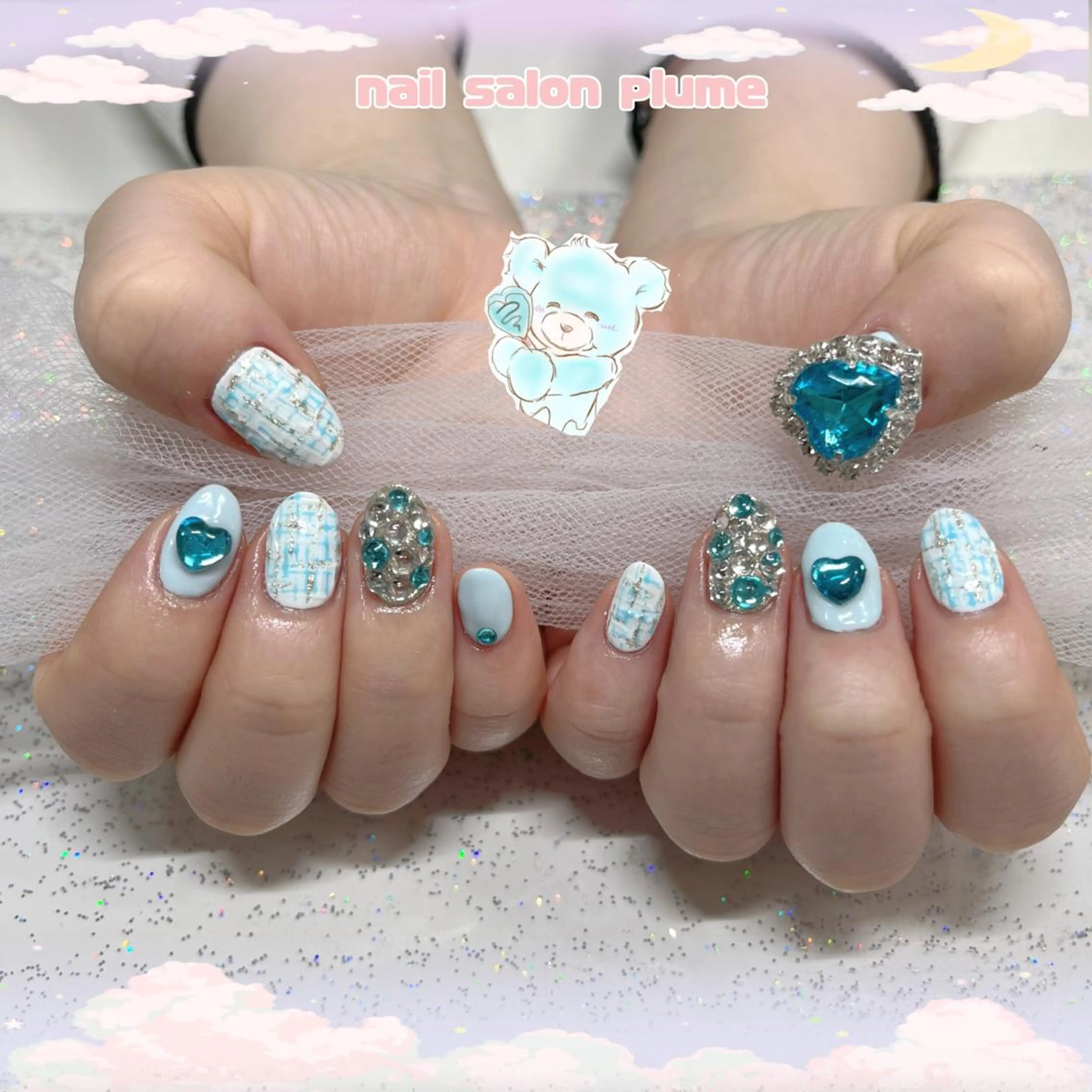 ネイル ハンドネイル plume nail ☆韓国ネイルのネイルデザイン