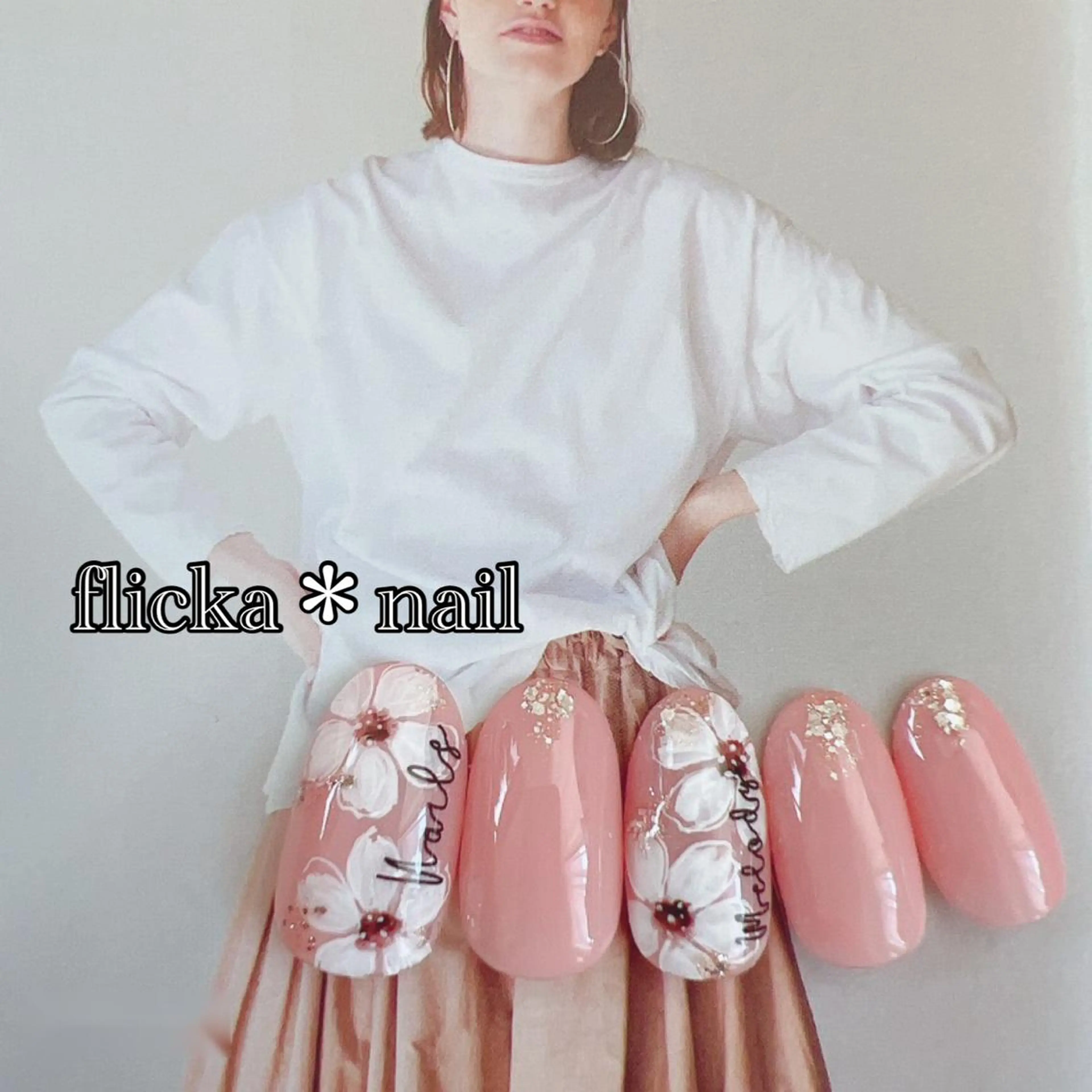 ネイル 桜ネイル ハンドネイル flicka＊nail所属・flicka* nailのネイルデザイン