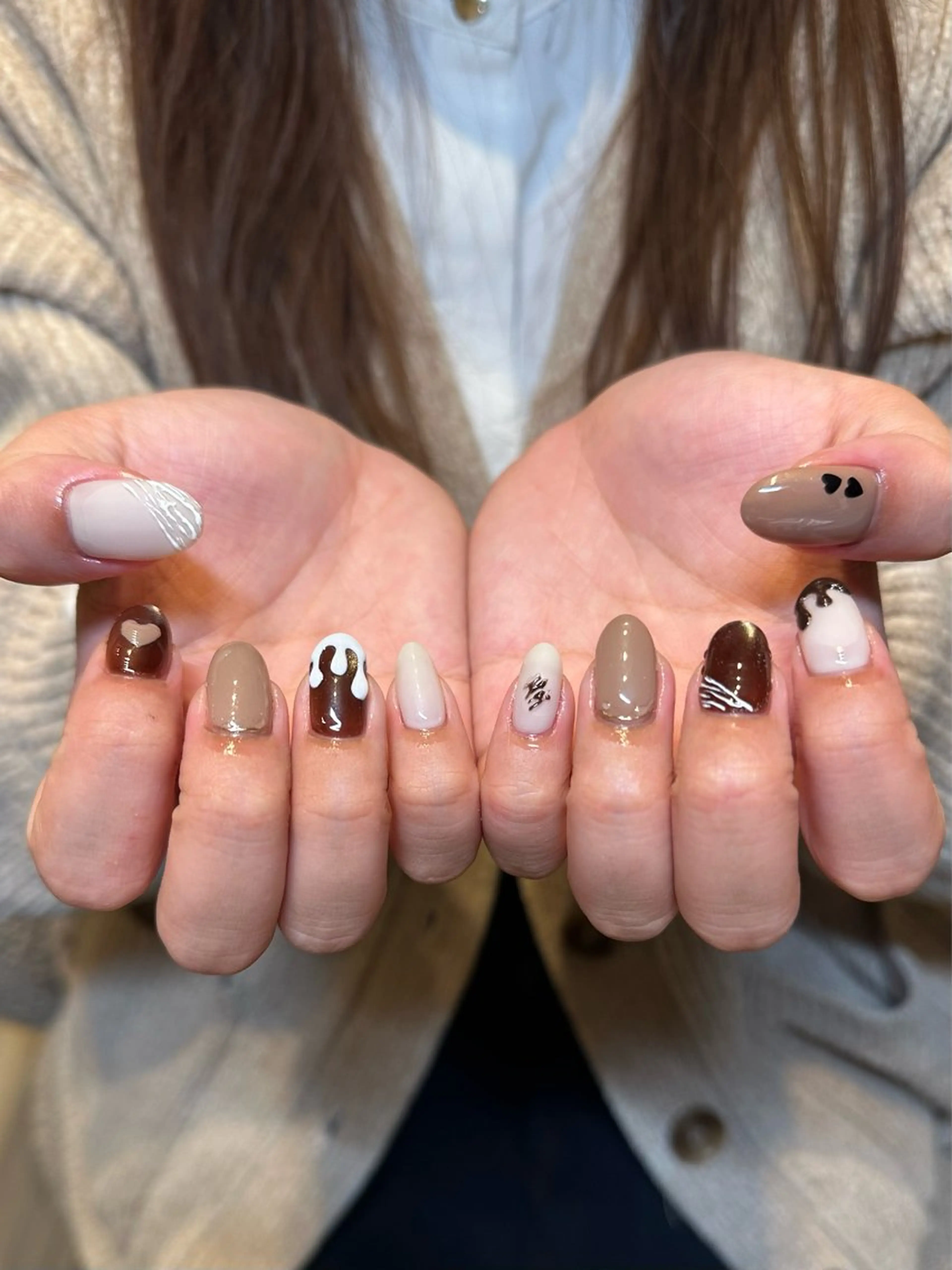 ネイル バレンタイン ハンドネイル at Nailのネイルデザイン