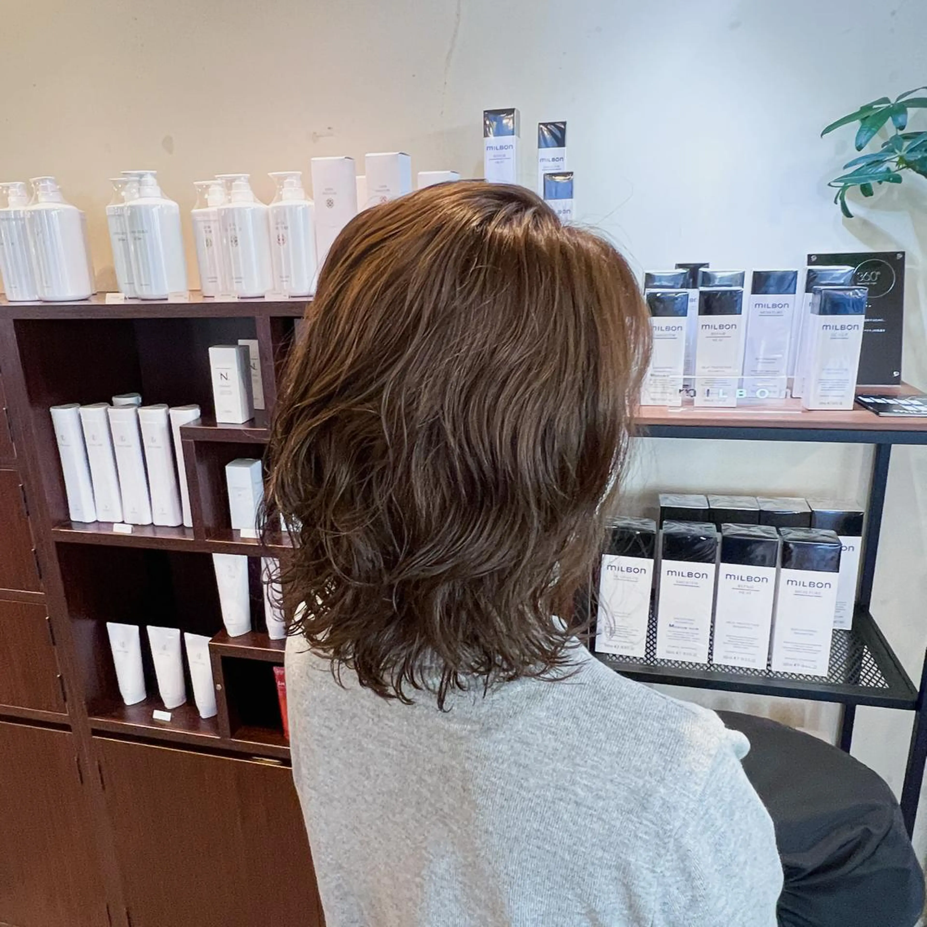 ミディアム パーマ Miyamoto Yasuchikaのヘアスタイル