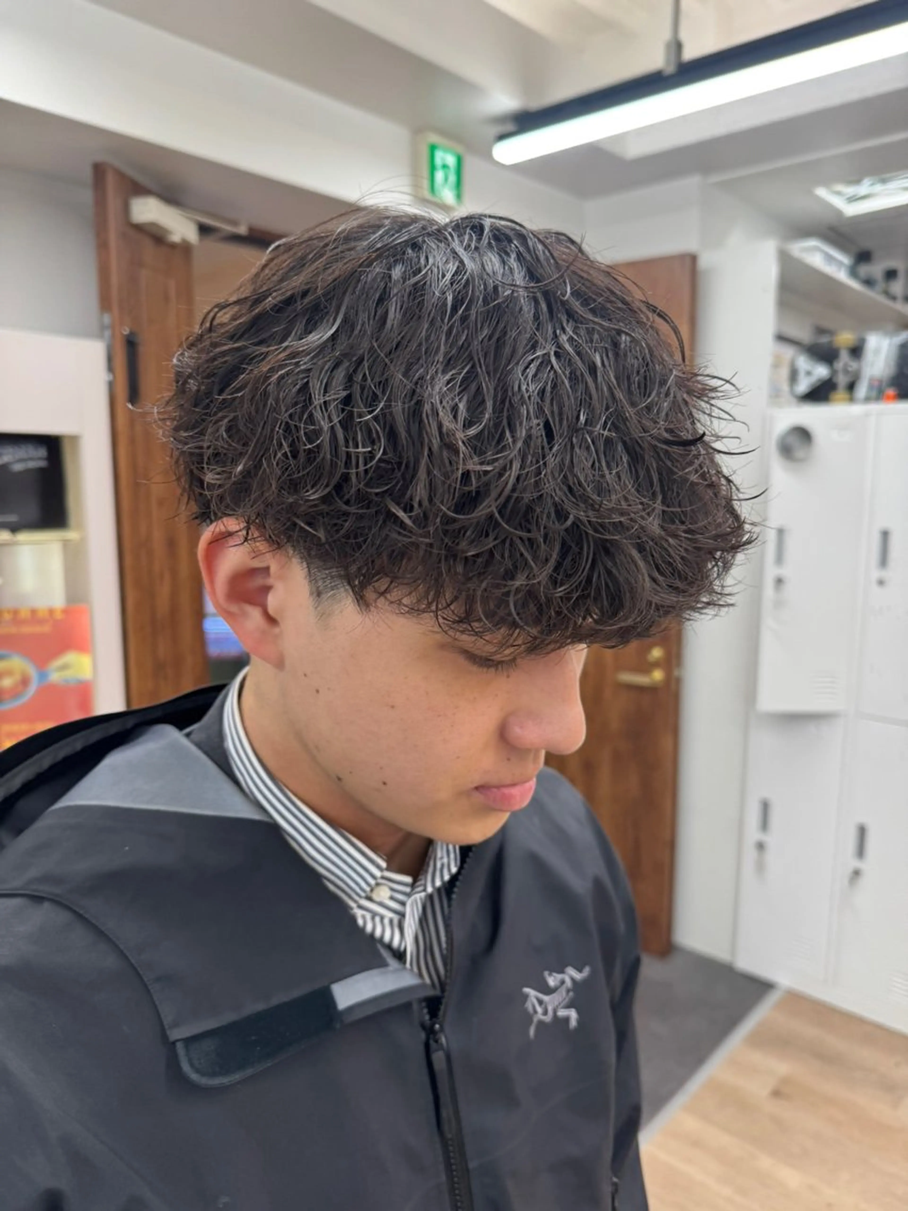 パーマ メンズ メンズパーマ 波巻きパーマ スパイラルパーマ パーマ 優菜/ メンズパーマのヘアスタイル