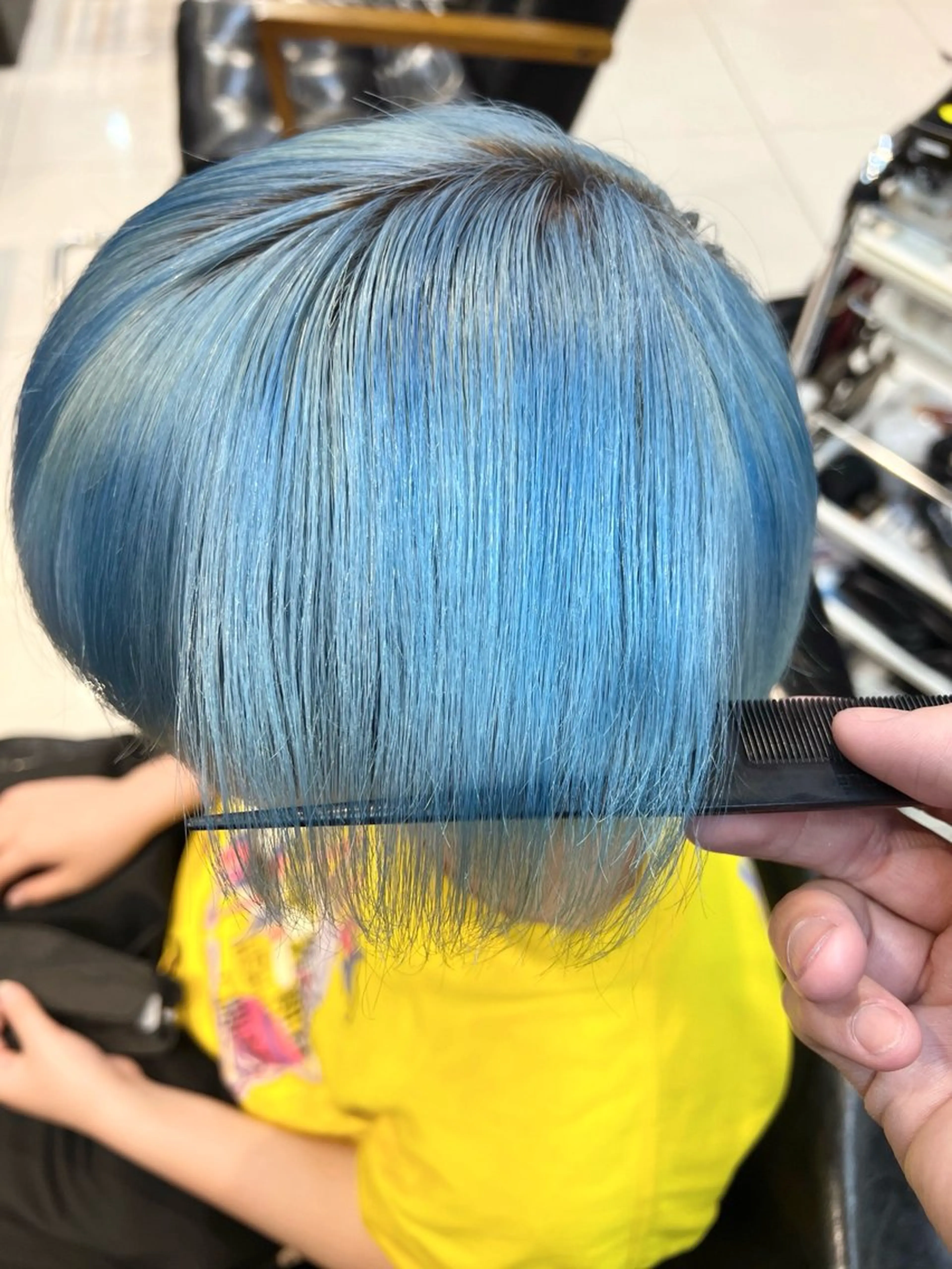 ショート カラー ブリーチ daiki 原宿のヘアスタイル