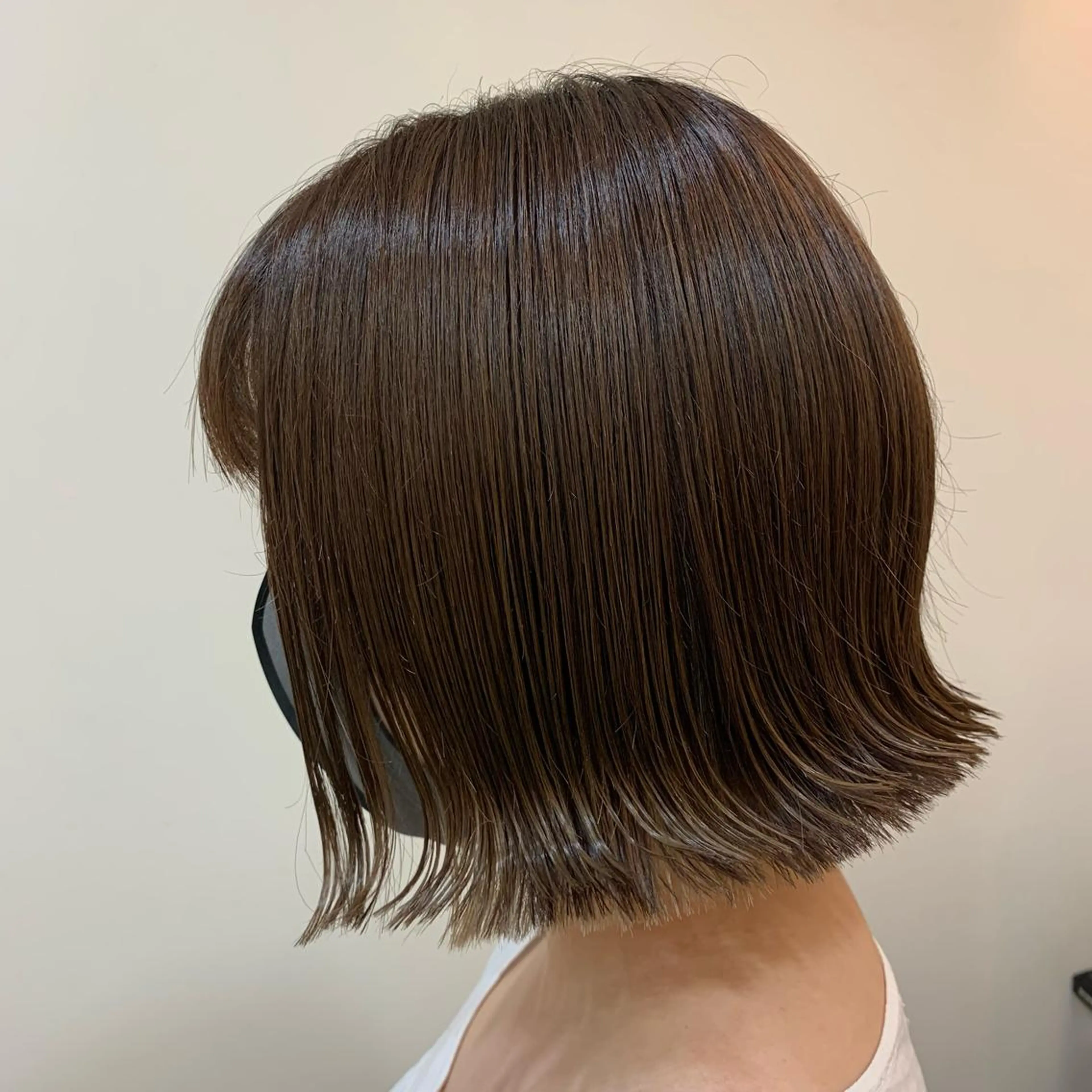 ミディアム カラー 外ハネヘア カット ヘアカラー トリートメント SALOWIN名古屋栄店所属・Yuuki🌷名古屋 栄 カラー/ボブのヘアスタイル