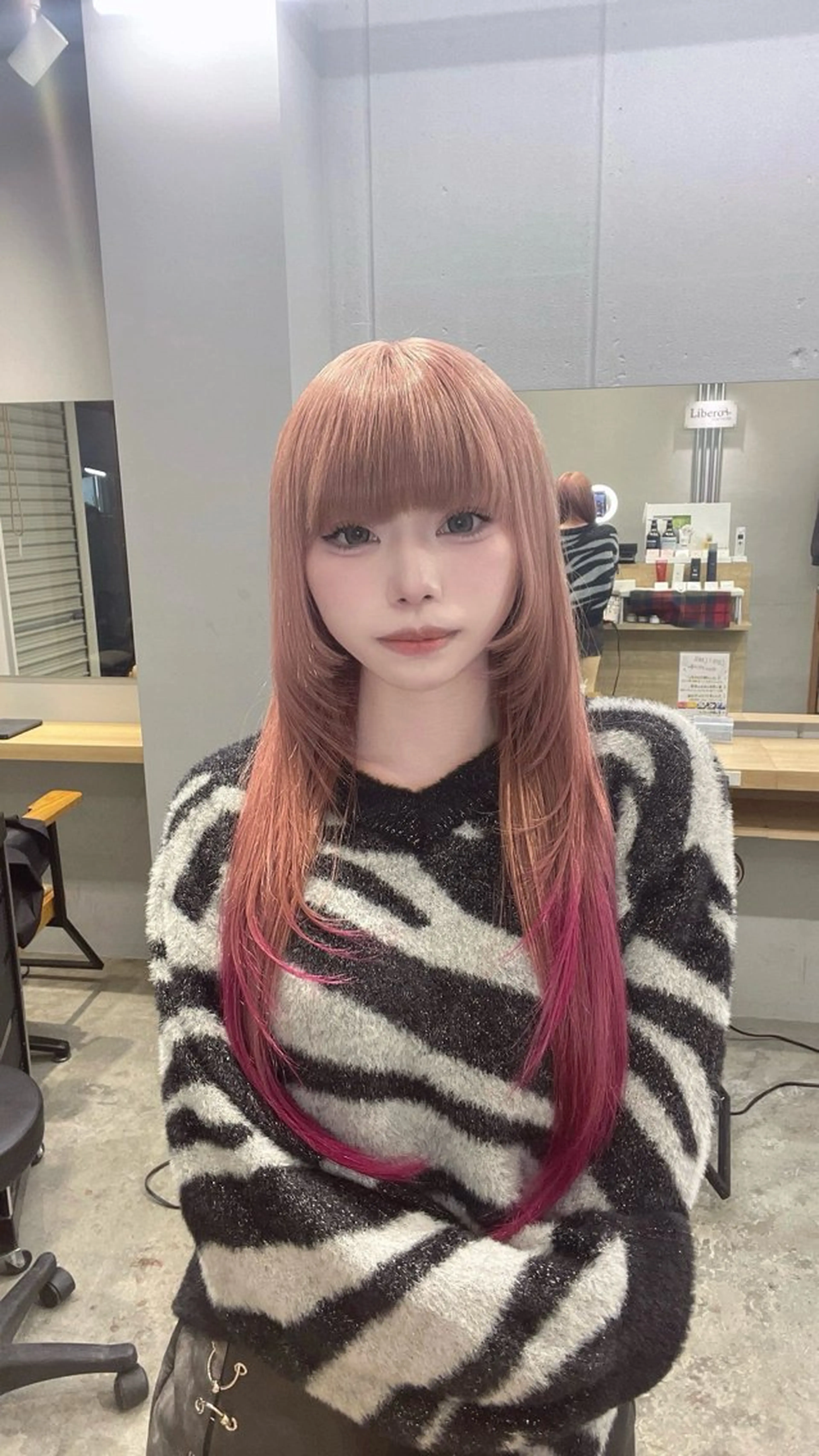 ロング カラー ブリーチ ヘアカラー Libero 柏/ のぐち  ゆうきのヘアスタイル