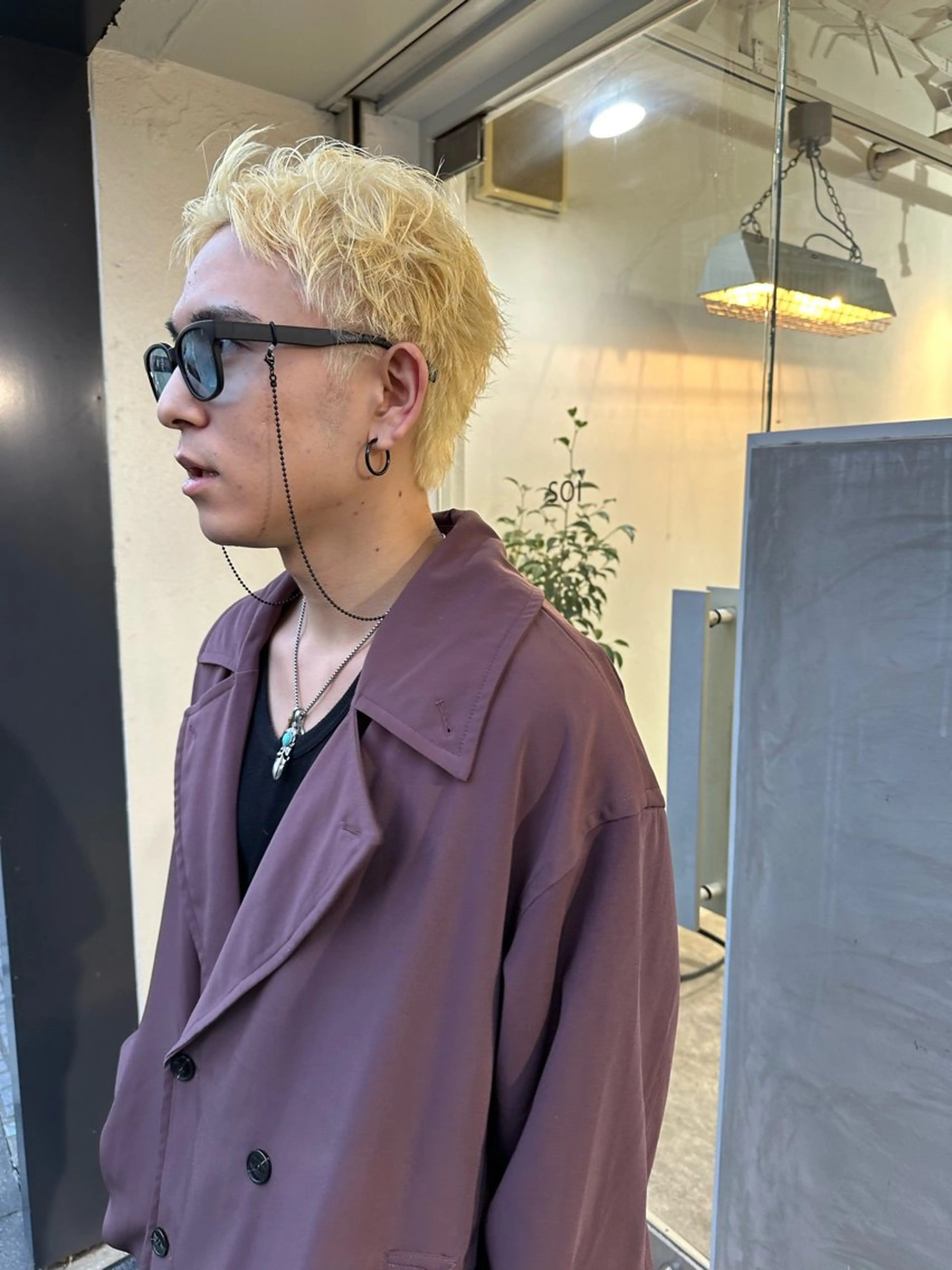 ショート メンズ メンズブリーチ スパイキーショート ショートヘア カット ヘアカラー トリートメント パーマ/透明感カラー /ボブ/吉田一生のヘアスタイル