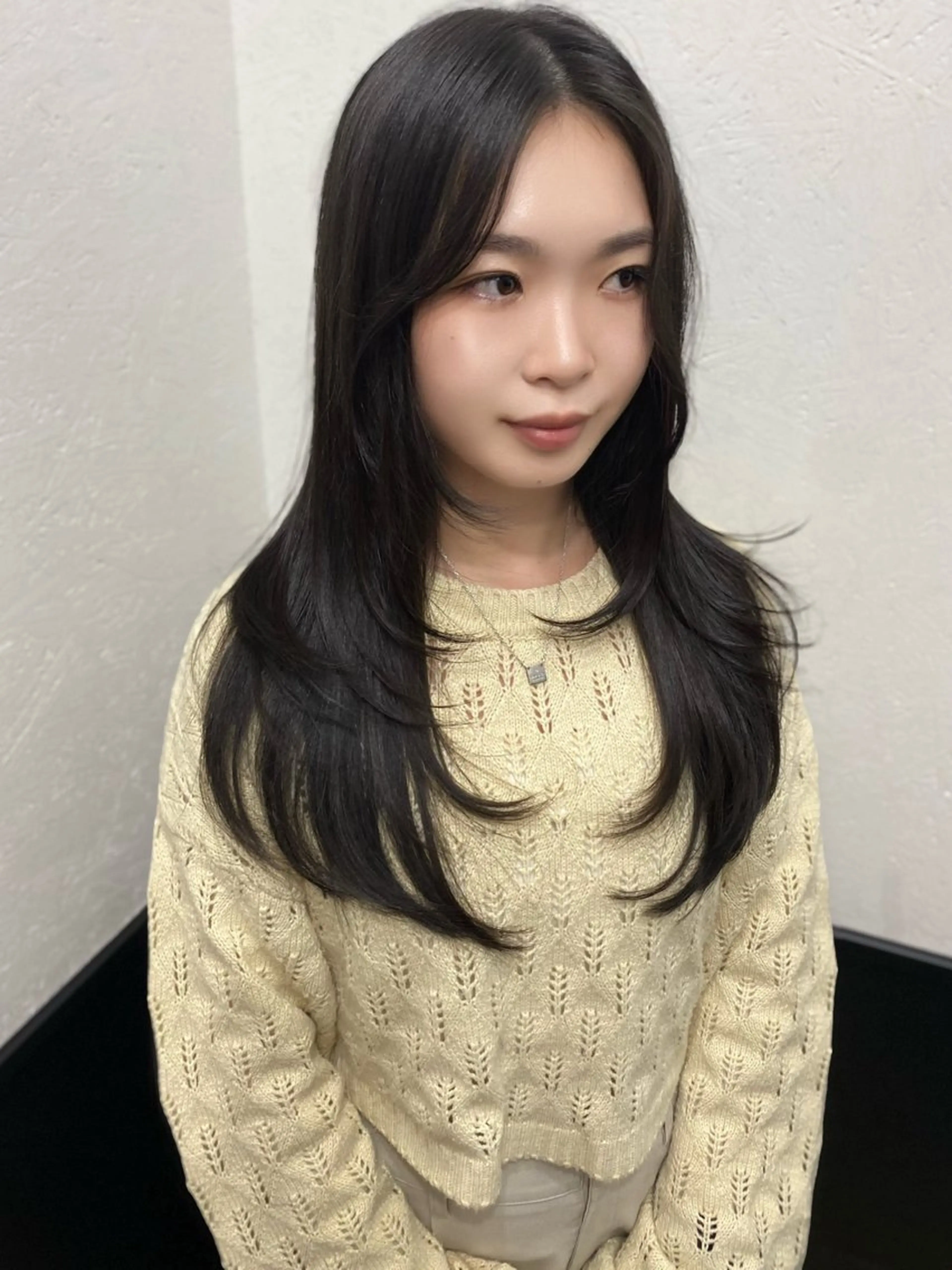 ロング カラー 渋谷🖤 艶髪🖤透明感カラーのヘアスタイル