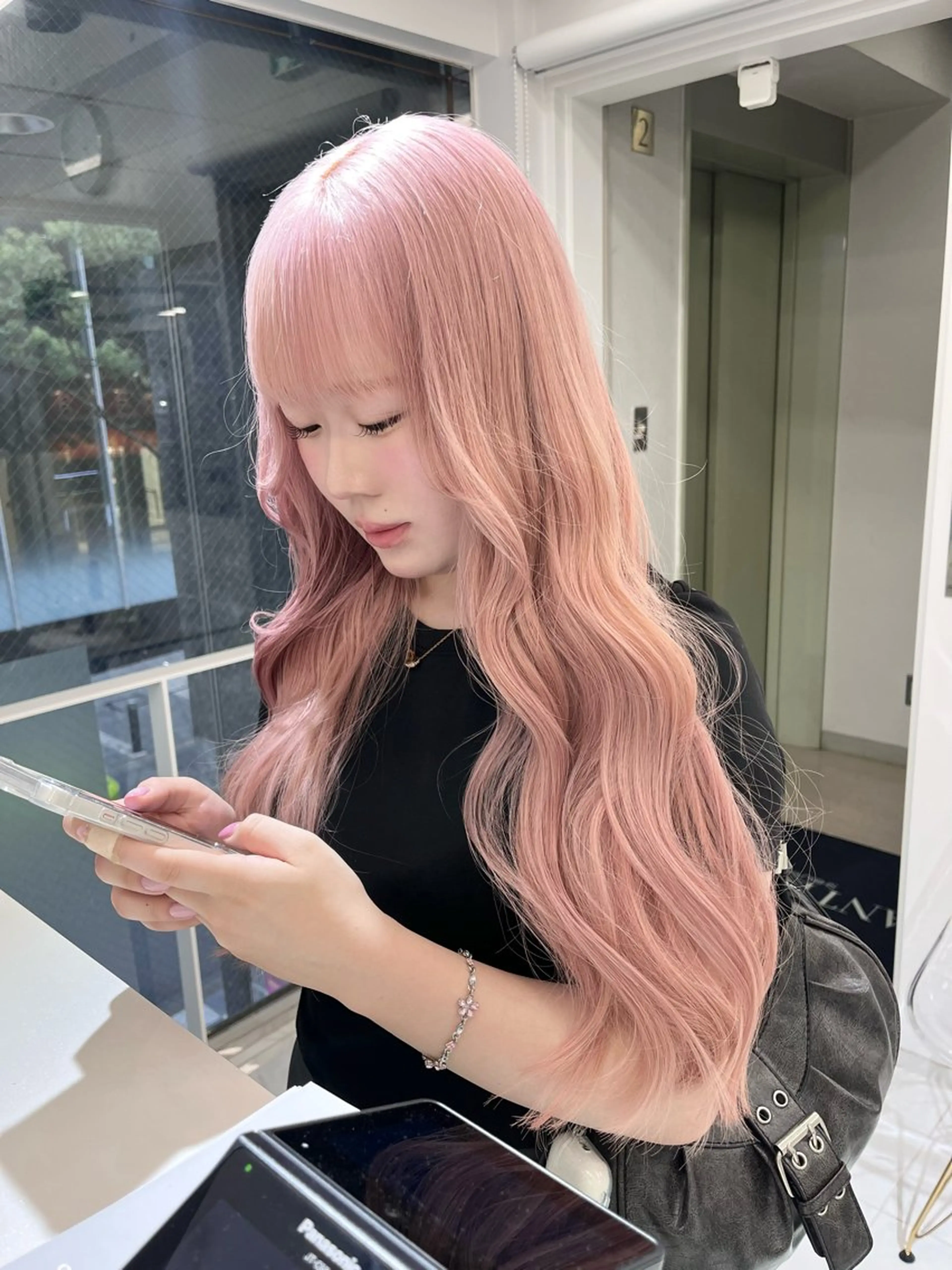 ロング カラー ヘアカラー 韓国ヘア🎀艶髪 /渋谷/Manaeのヘアスタイル