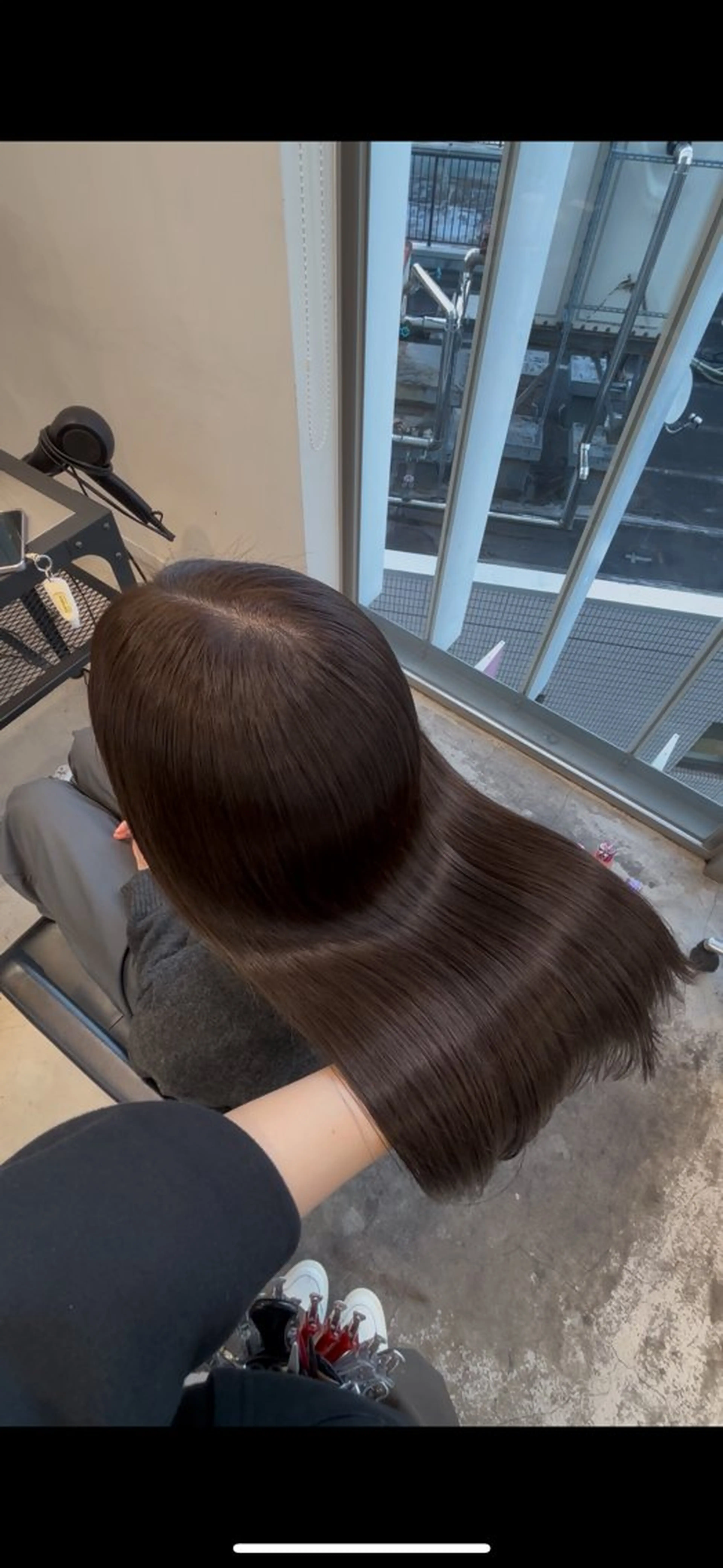 ロング カラー 髪質改善 ヘアカラー 縮毛矯正 トリートメント ダメージレス艶カラー MISAKI🦋のヘアスタイル