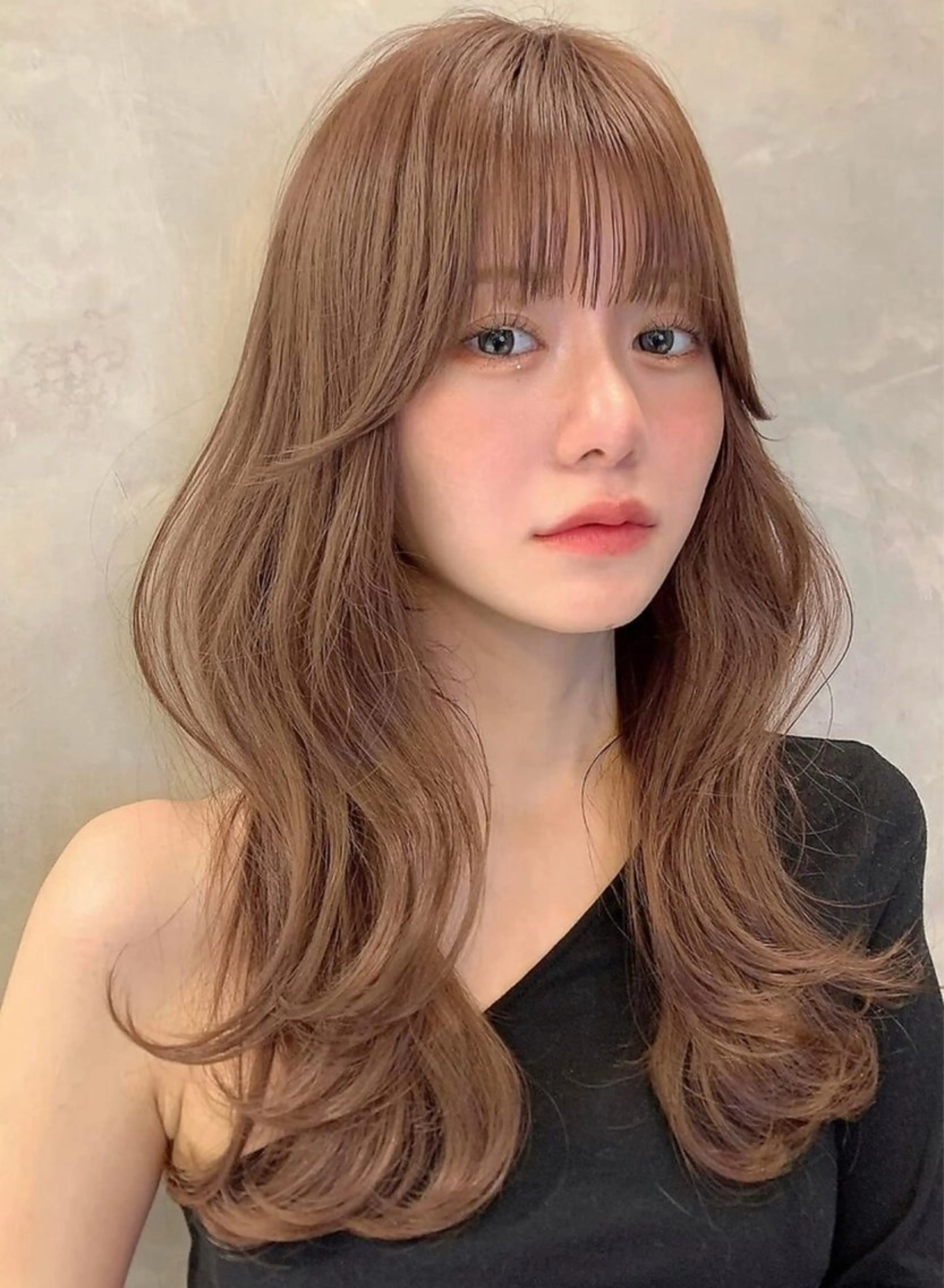 ロング カラー ヘアカラー ハルキ/表参道/ 綺麗め/大人上品のヘアスタイル