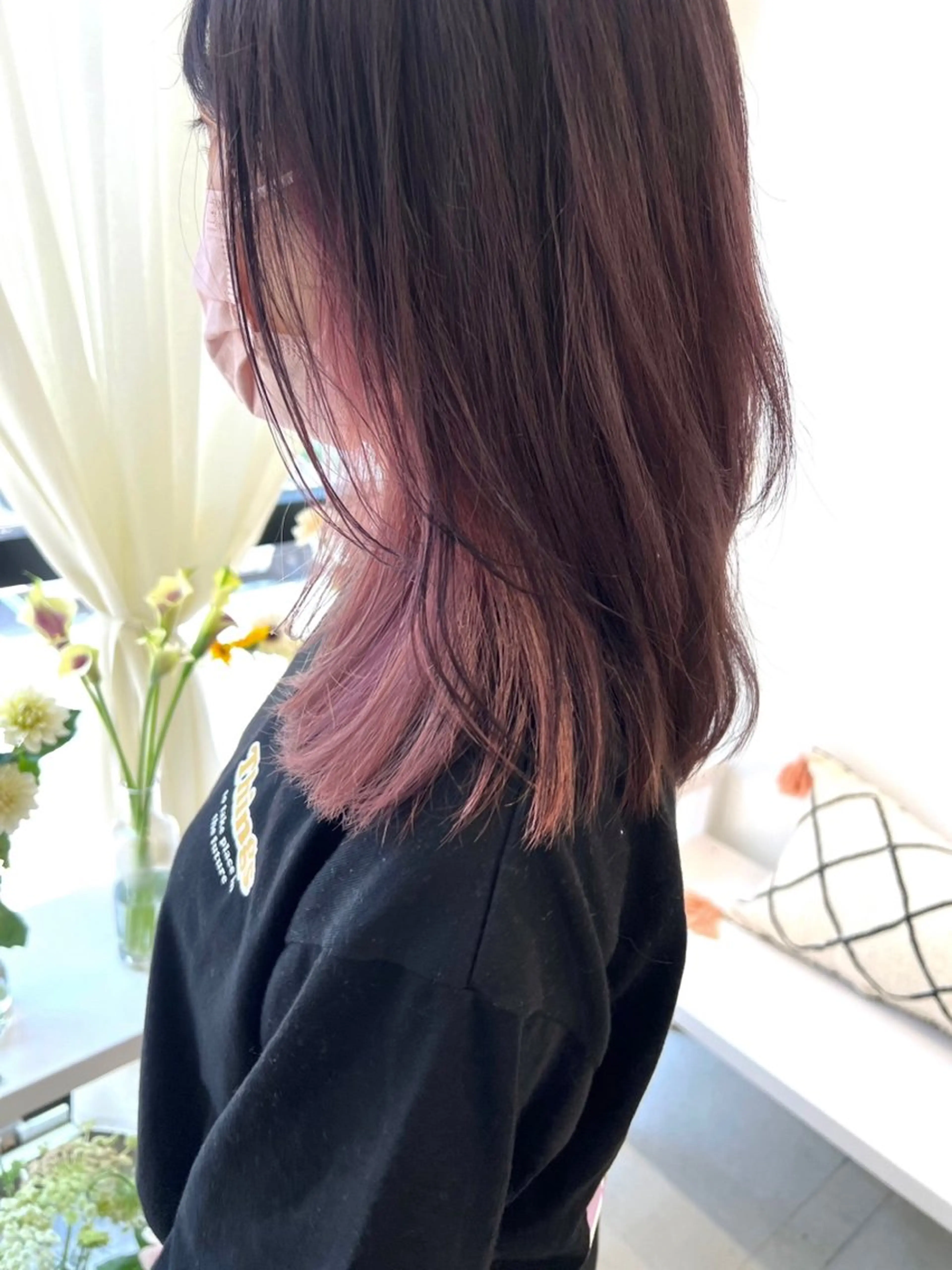 ミディアム ヘアカラー トリートメント NIKO/名古屋/ 伏見/花屋併設のヘアスタイル