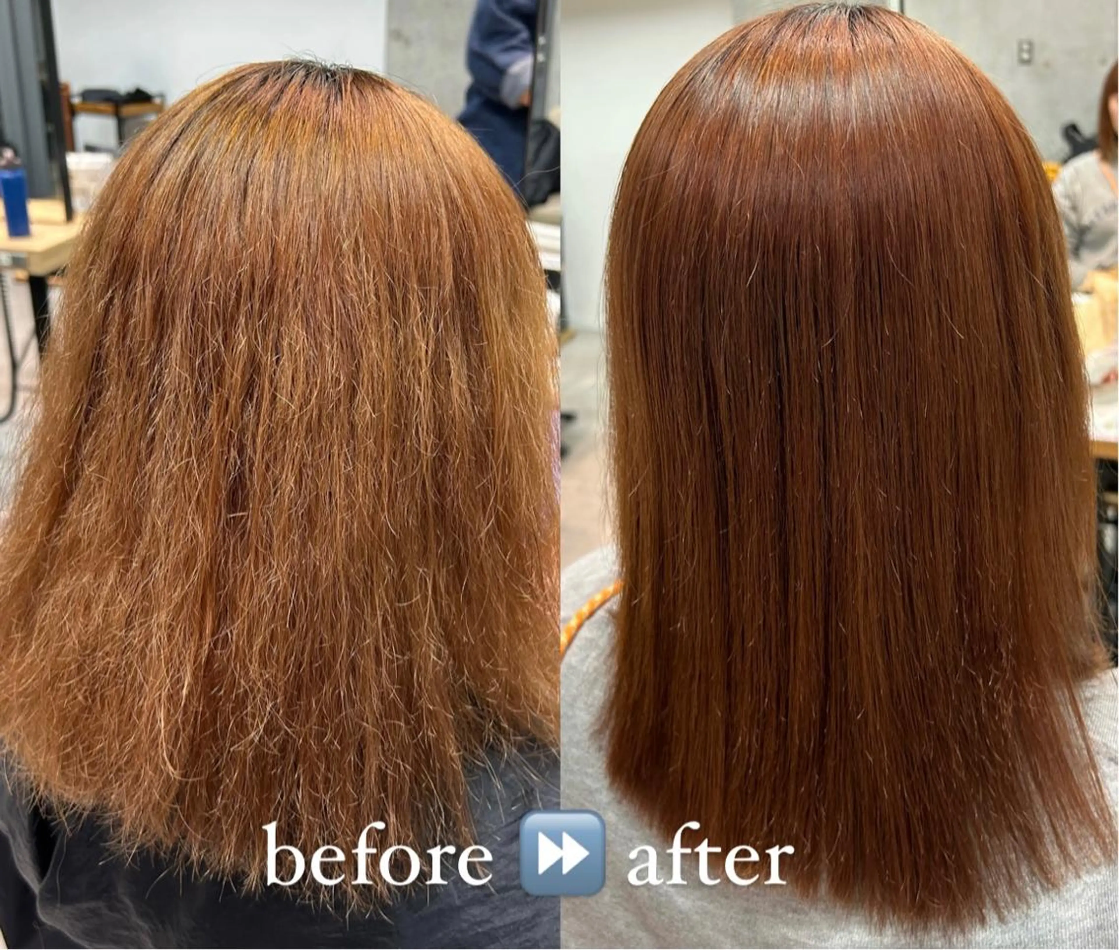 ミディアム 縮毛矯正 デザインカラー/ kanae🌱のヘアスタイル