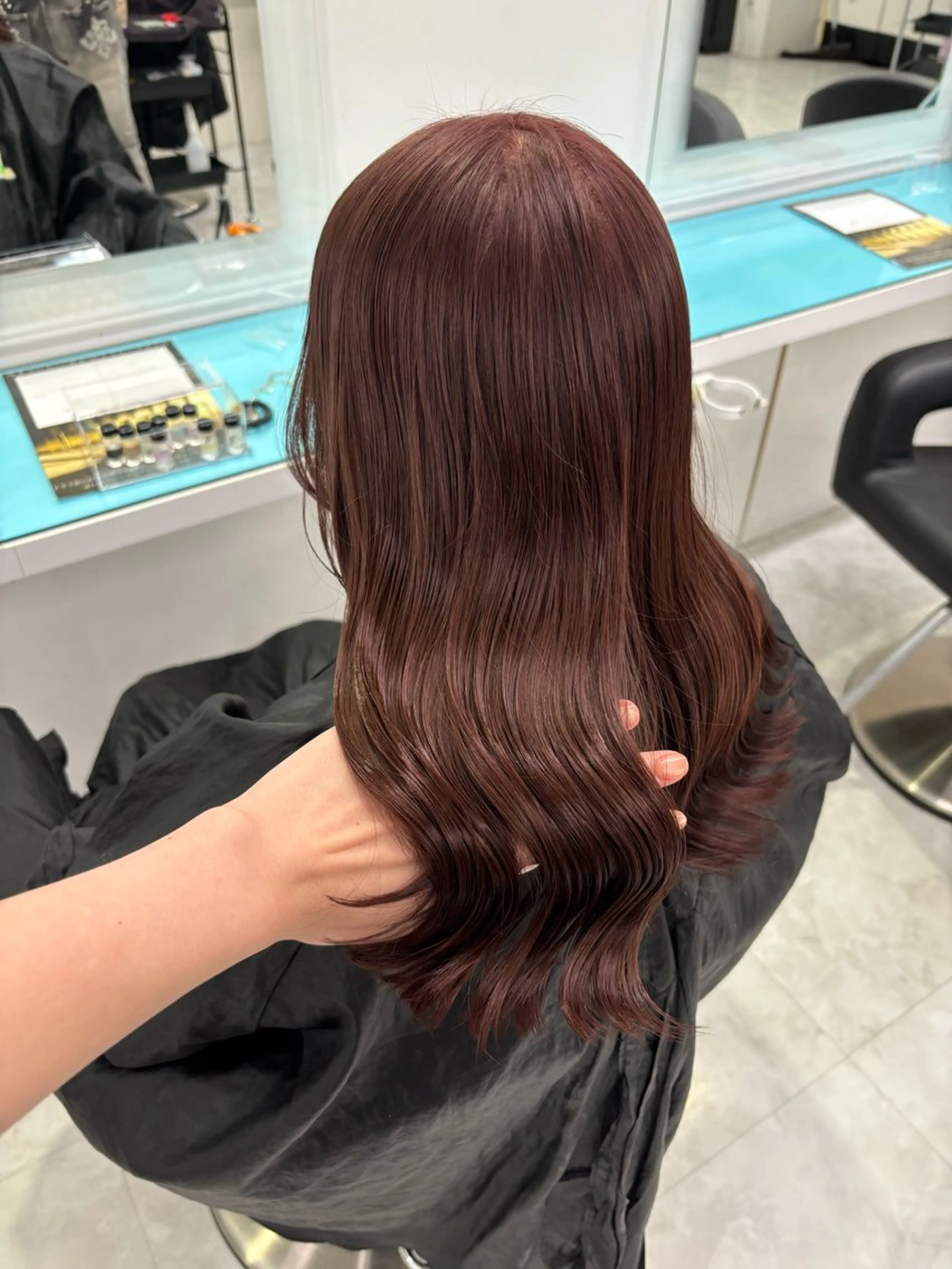 ロング ヘアカラー ブリーチなし暖色 💗AKARI💗のヘアスタイル