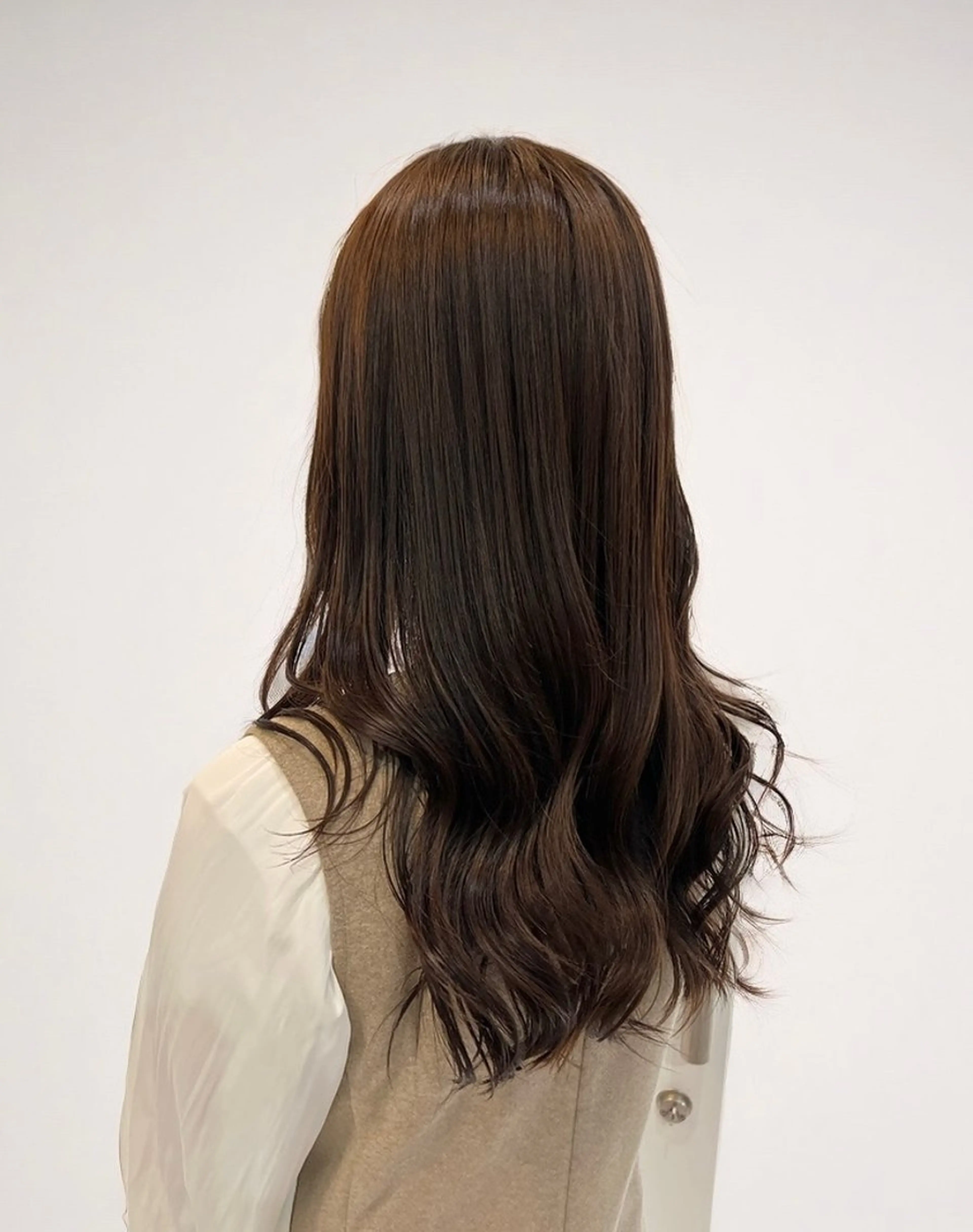 ロング ヘアカラー トリートメント 髪質改善/ ツヤ髪カラー/高井のヘアスタイル