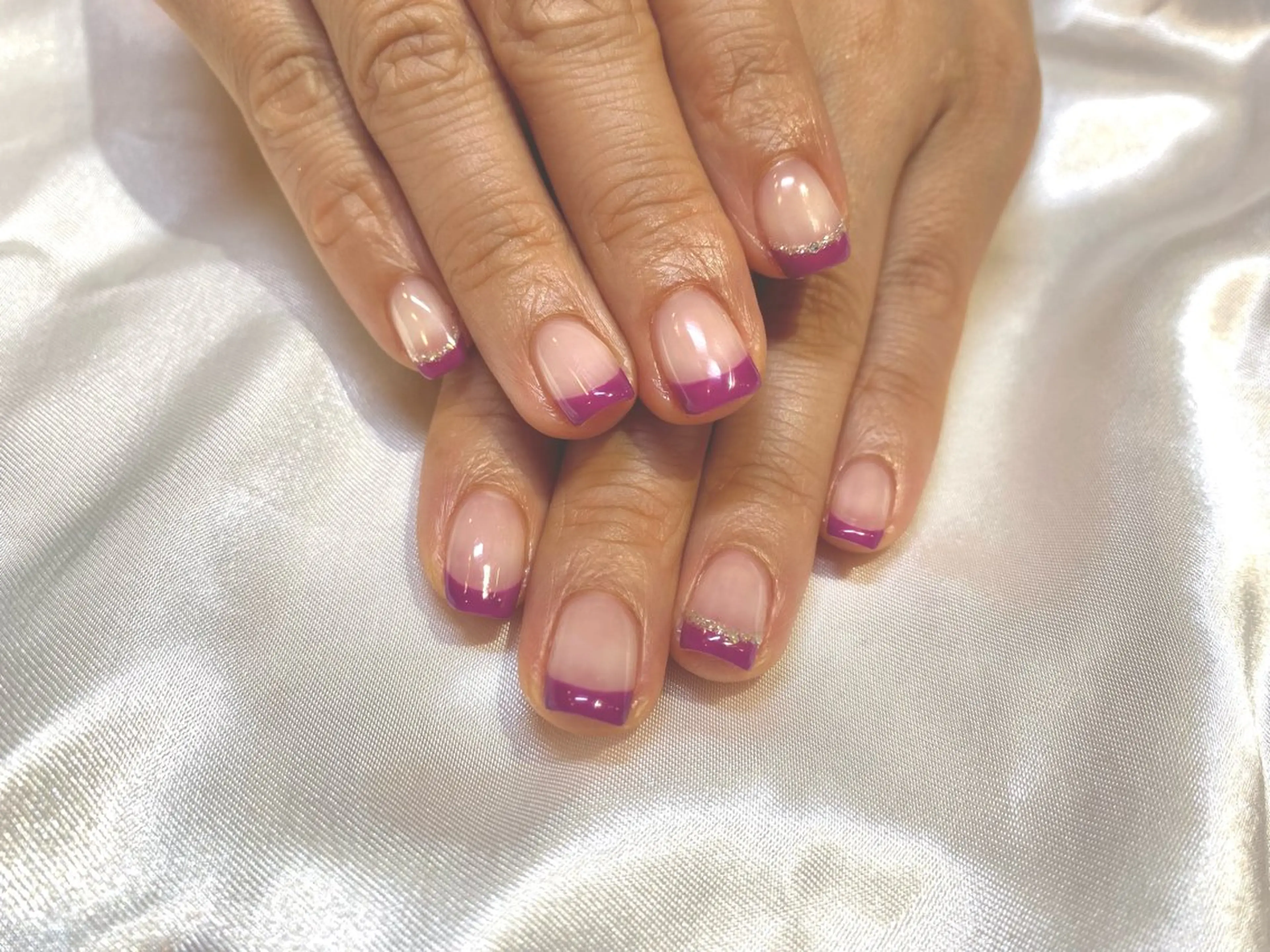 🌸【オフ込み】フレンチor カラーグラデーション🌸 ご新規様限定¥9,350→¥8,250✨️の写真