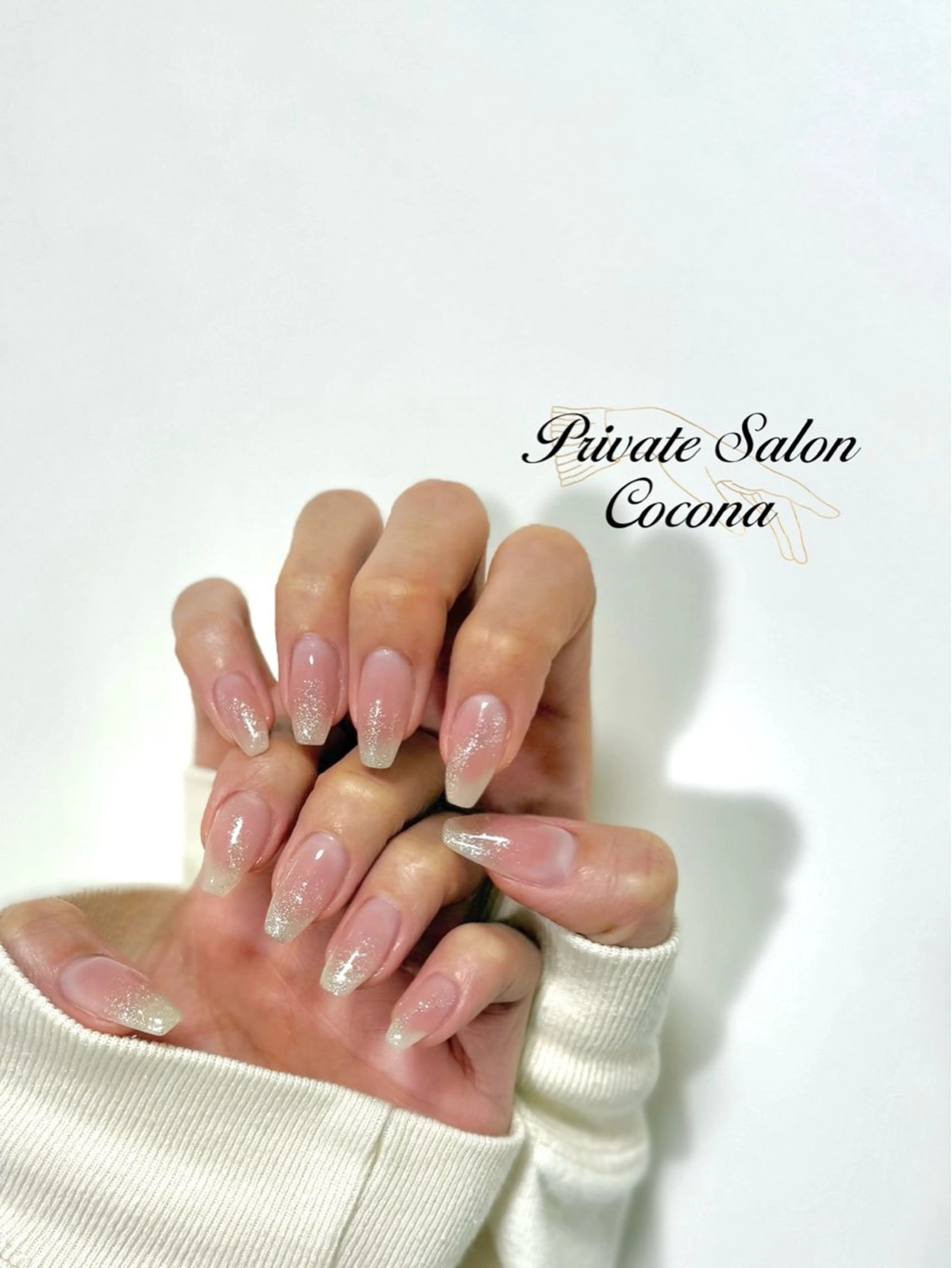 ネイル 入学式 ハンドネイル プライベートサロン nailcoconaのネイルデザイン