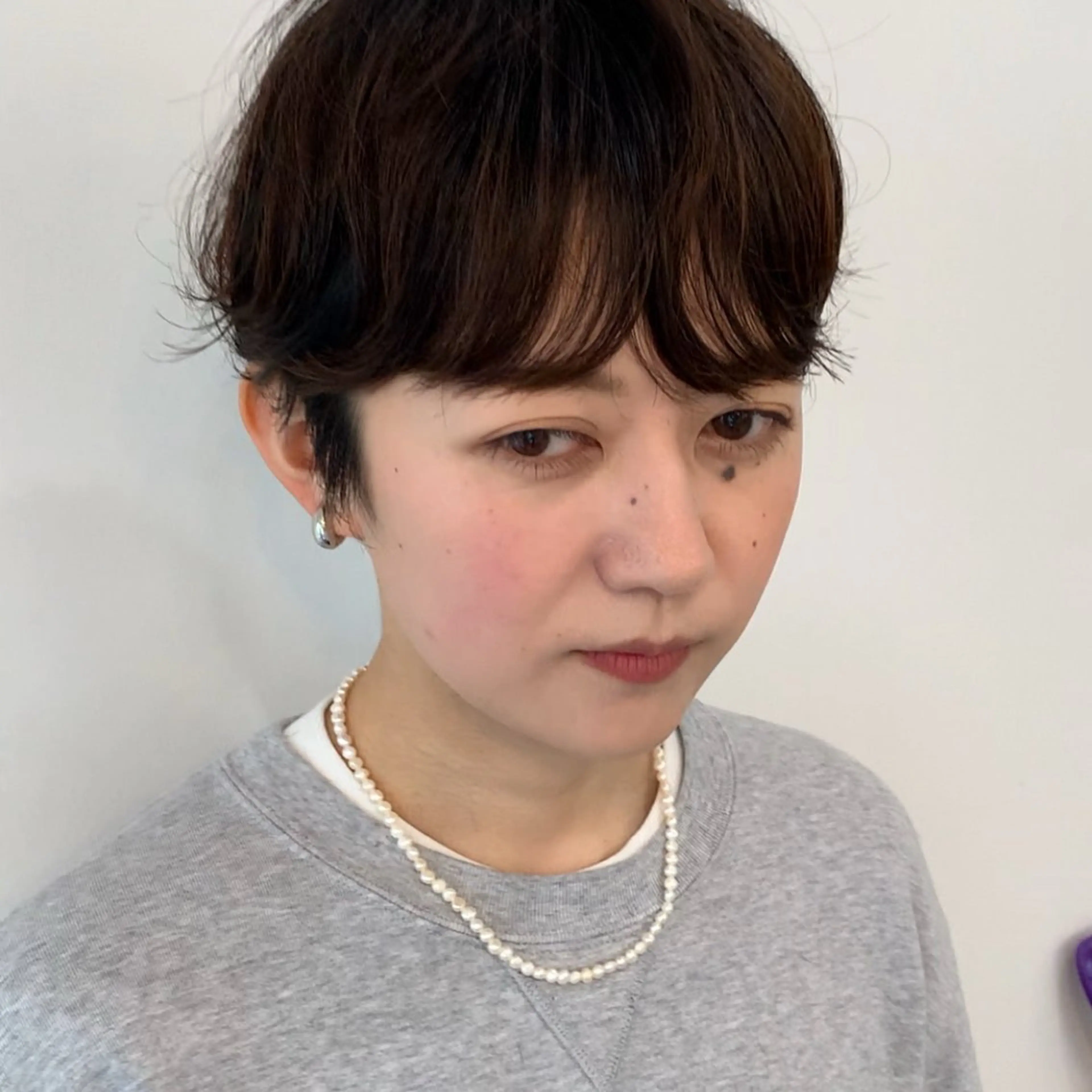 ショート パウダーテラ所属・槇 あかねのヘアスタイル