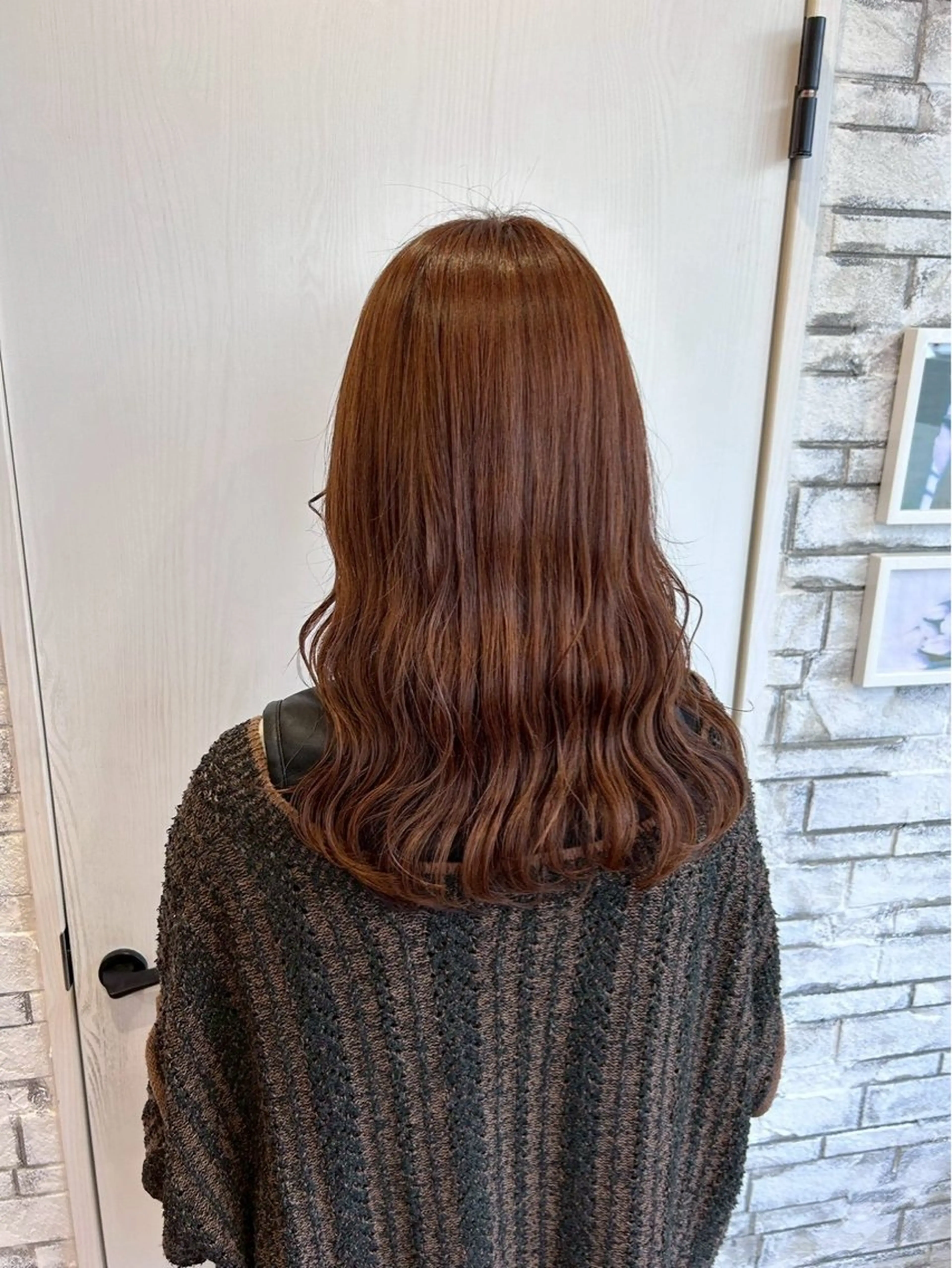 セミロング ワンカラー💓 豊橋/まおのヘアスタイル