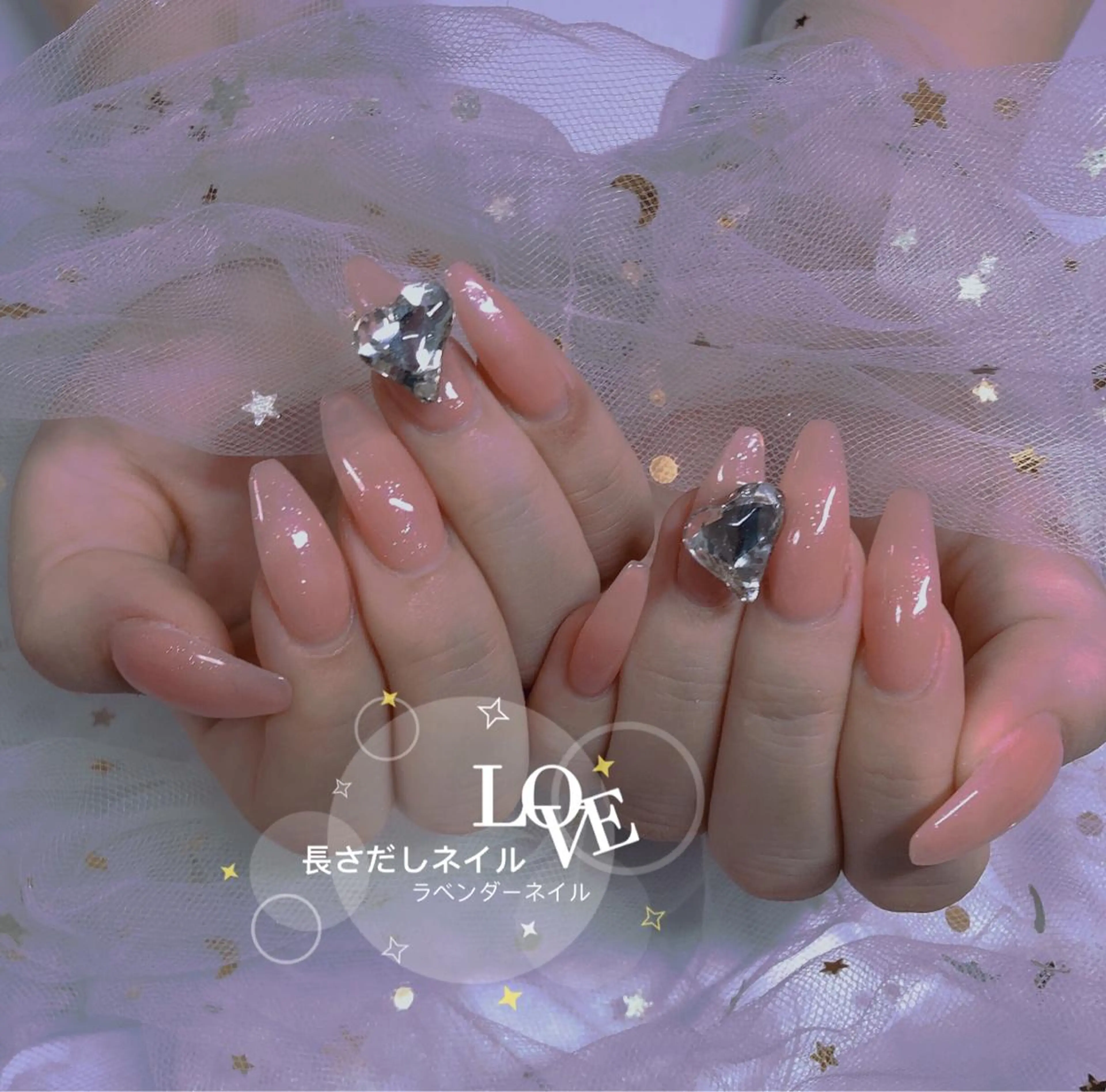 ネイル ラベンダー💖日暮里 ルル💖ネイルのネイルデザイン