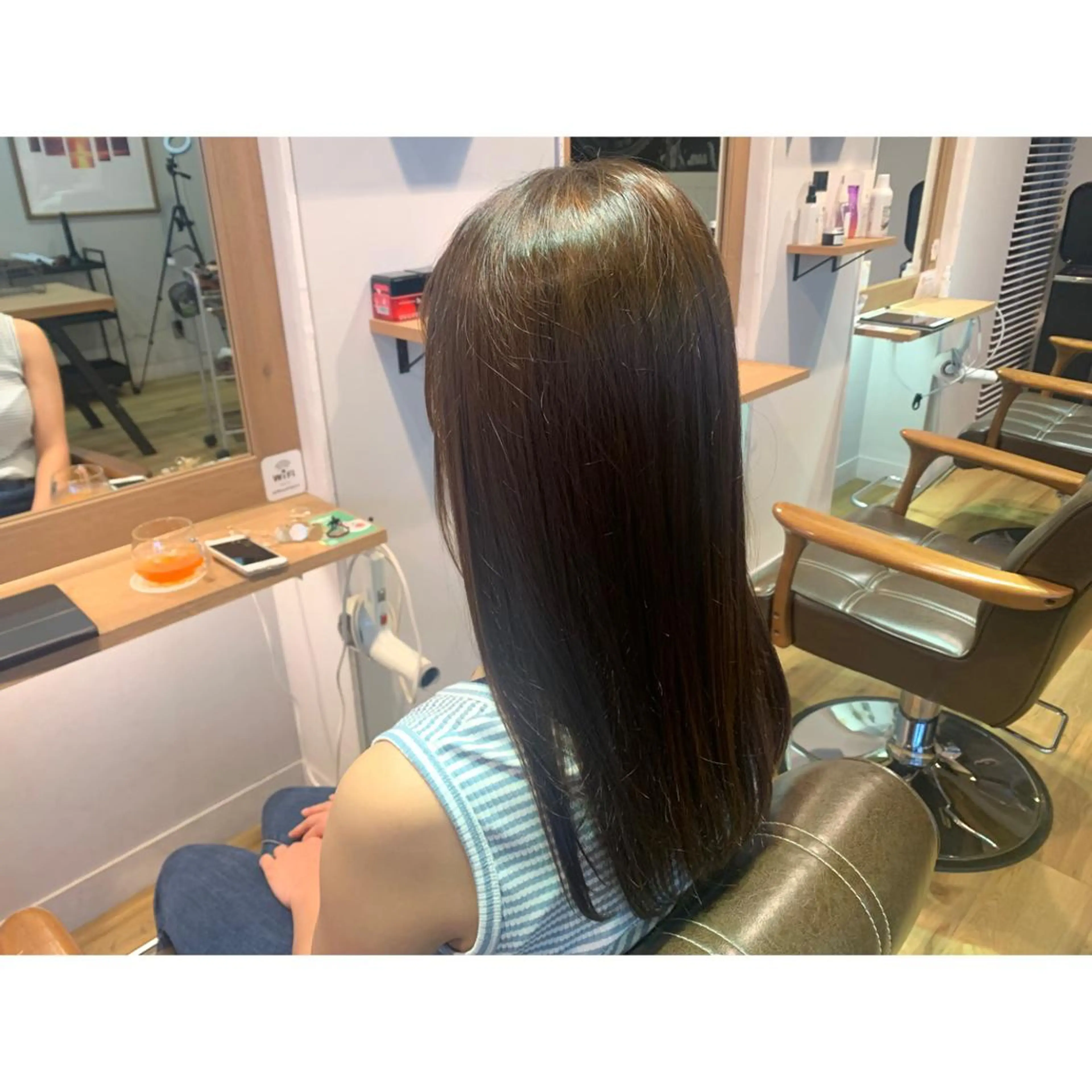 ロング カラー アッシュ ラベンダーカラー ラベンダーアッシュ ヘアカラー トリートメント ツキダテ ユイのヘアスタイル