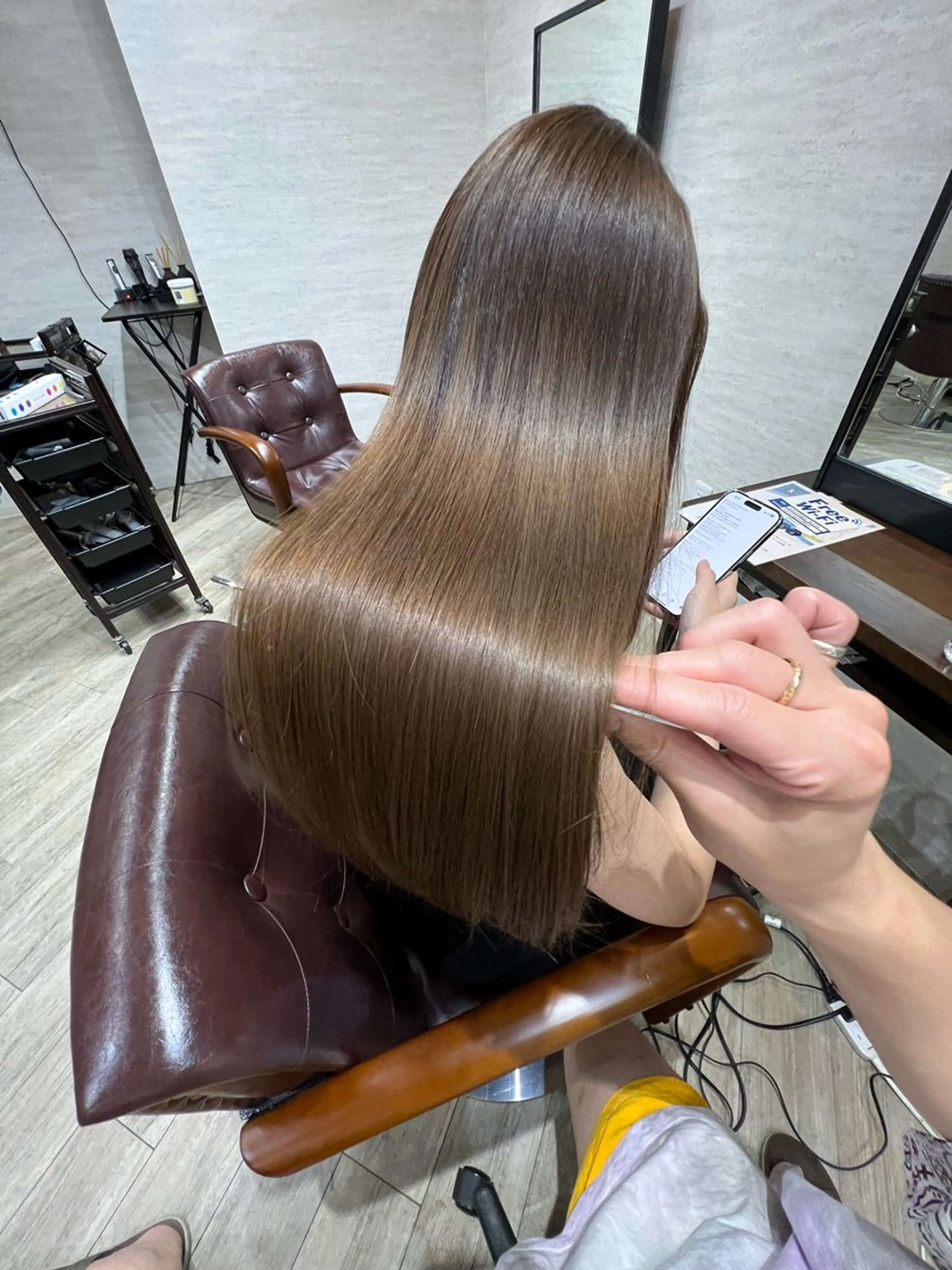 ロング カラー ベージュカラー ラベンダーカラー ラベンダーベージュ 髪質改善 トリートメント カット ヘアカラー トリートメント Deseo 髪質改善 店長🫧ダイトのヘアスタイル