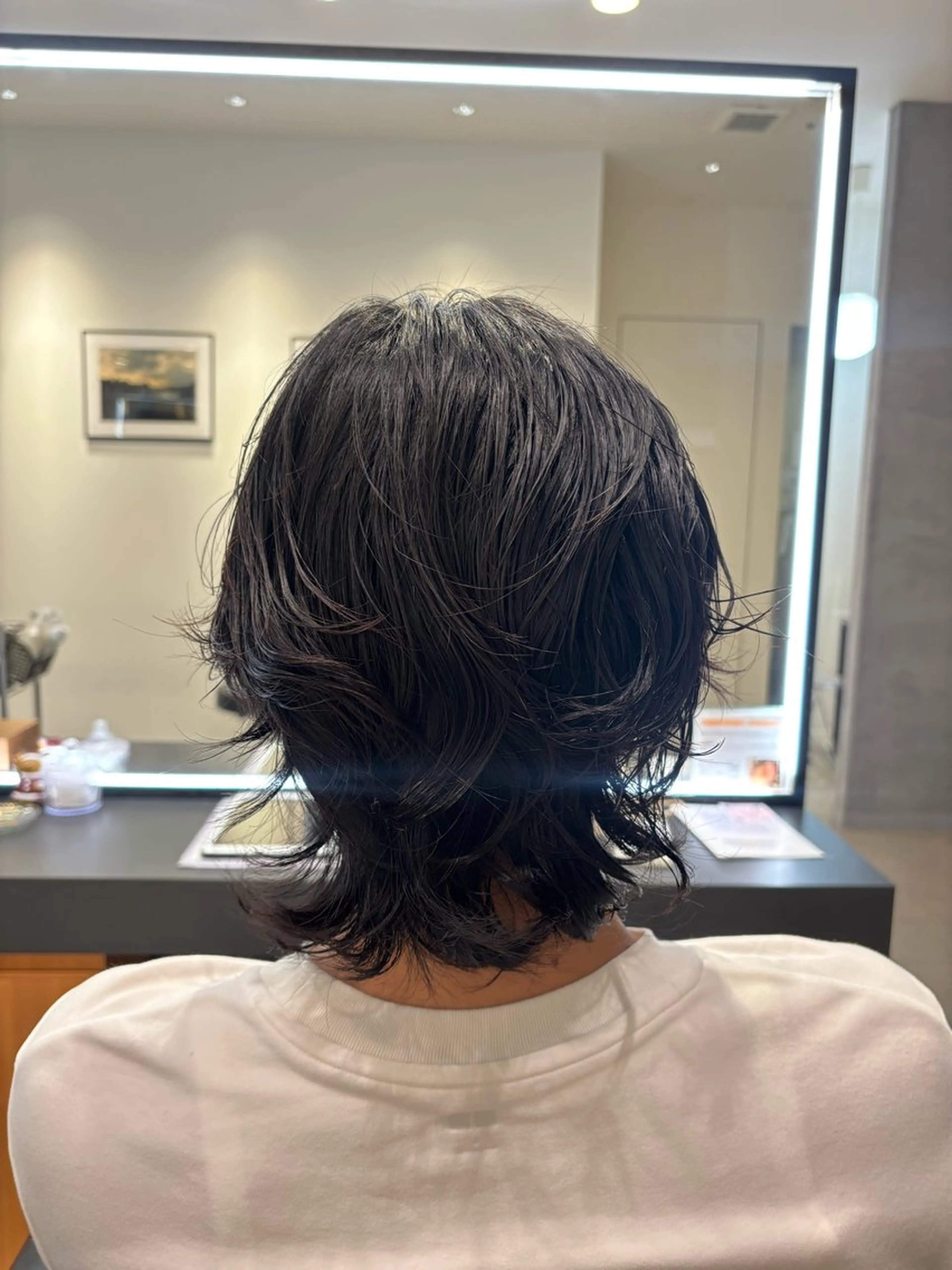 ショート パーマ カット パーマ KAREN（ému） 伏見/カットモデルのヘアスタイル