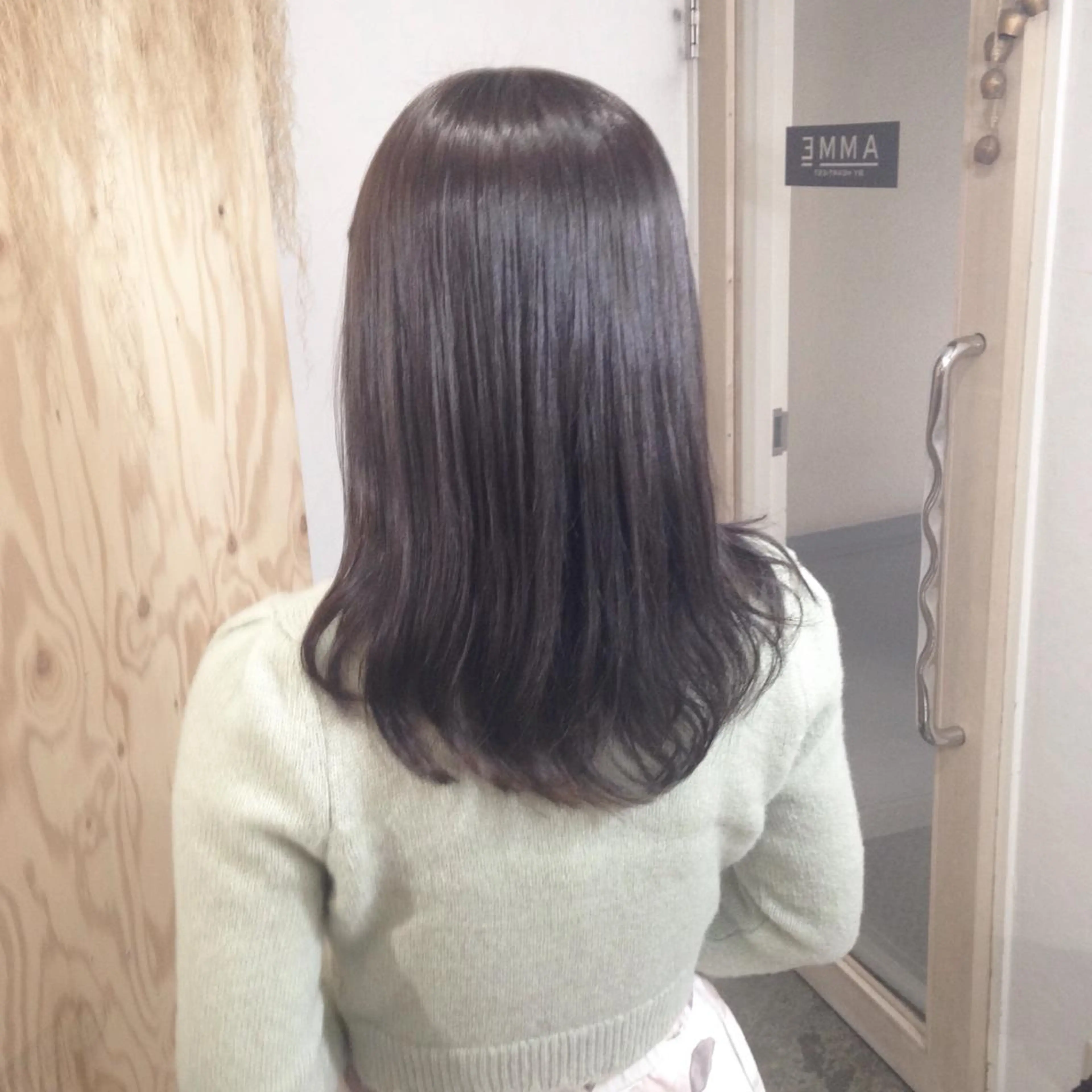 ミディアム カラー アッシュ ブルーカラー 💎髪質改善💎 デザイナーshinのヘアスタイル