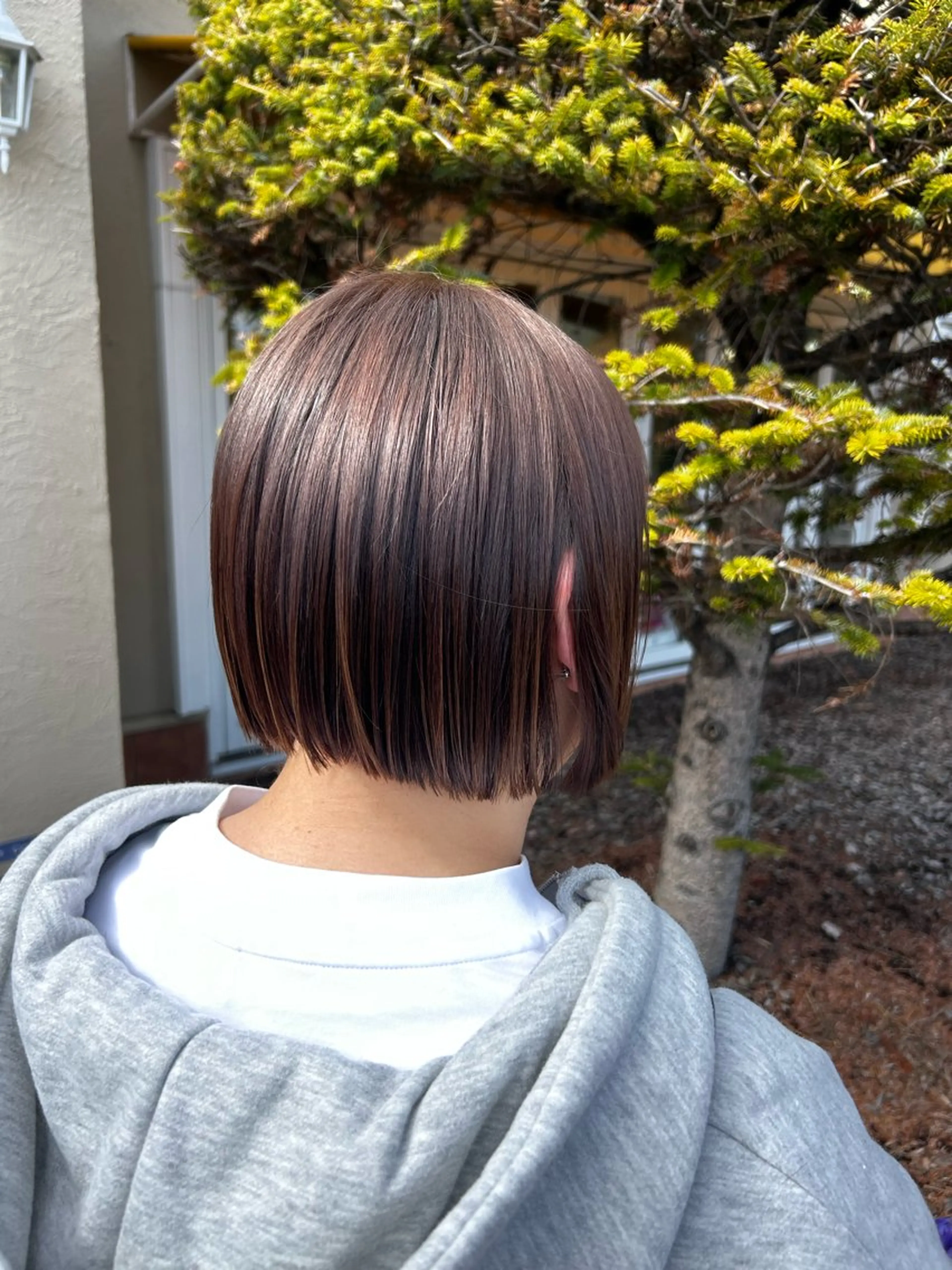 ミディアム ボブ カット ヘアルームflat・ Rena🌼ྀིのヘアスタイル