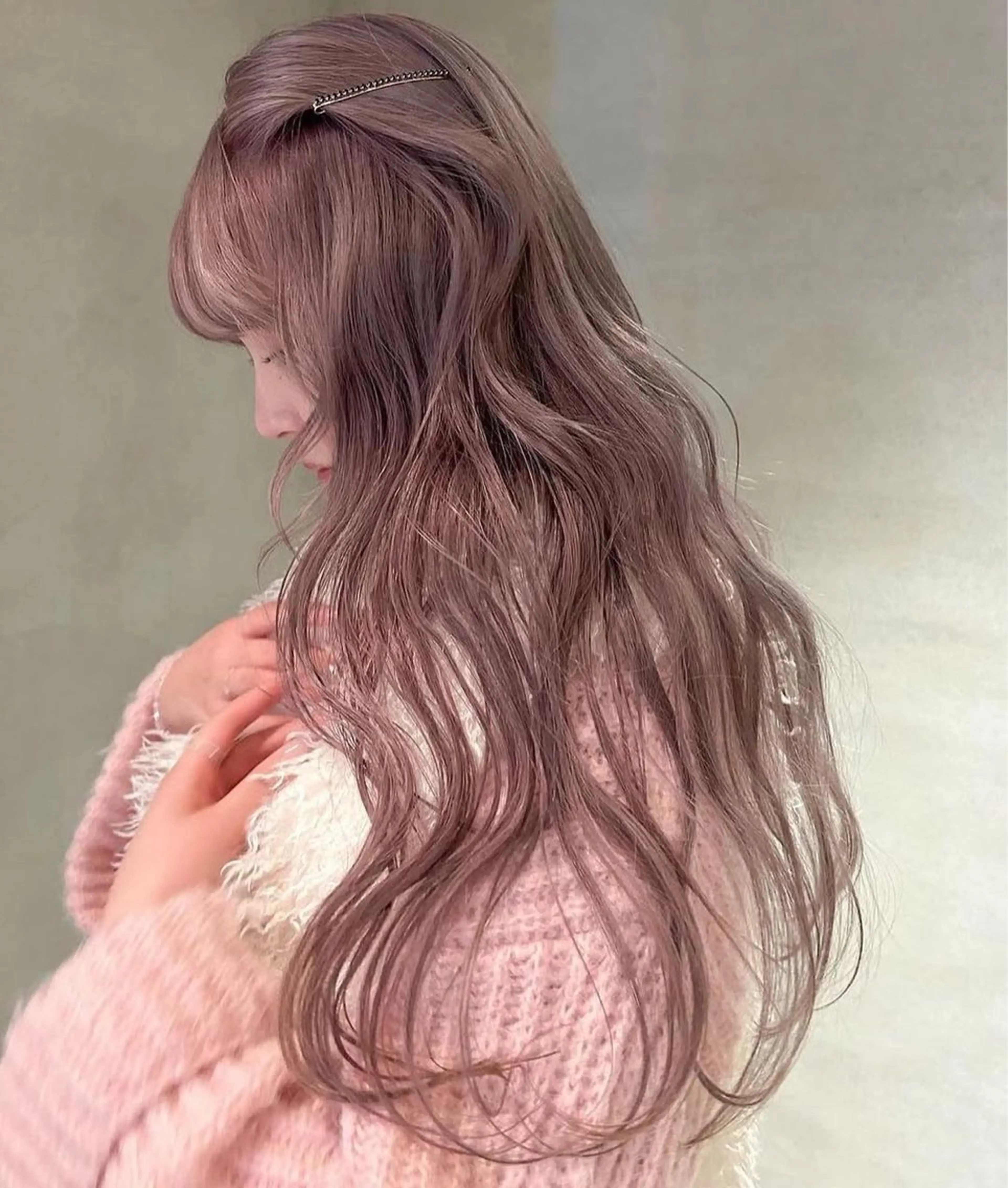 透明感/艶々ワンカラー＋トリートメントの写真