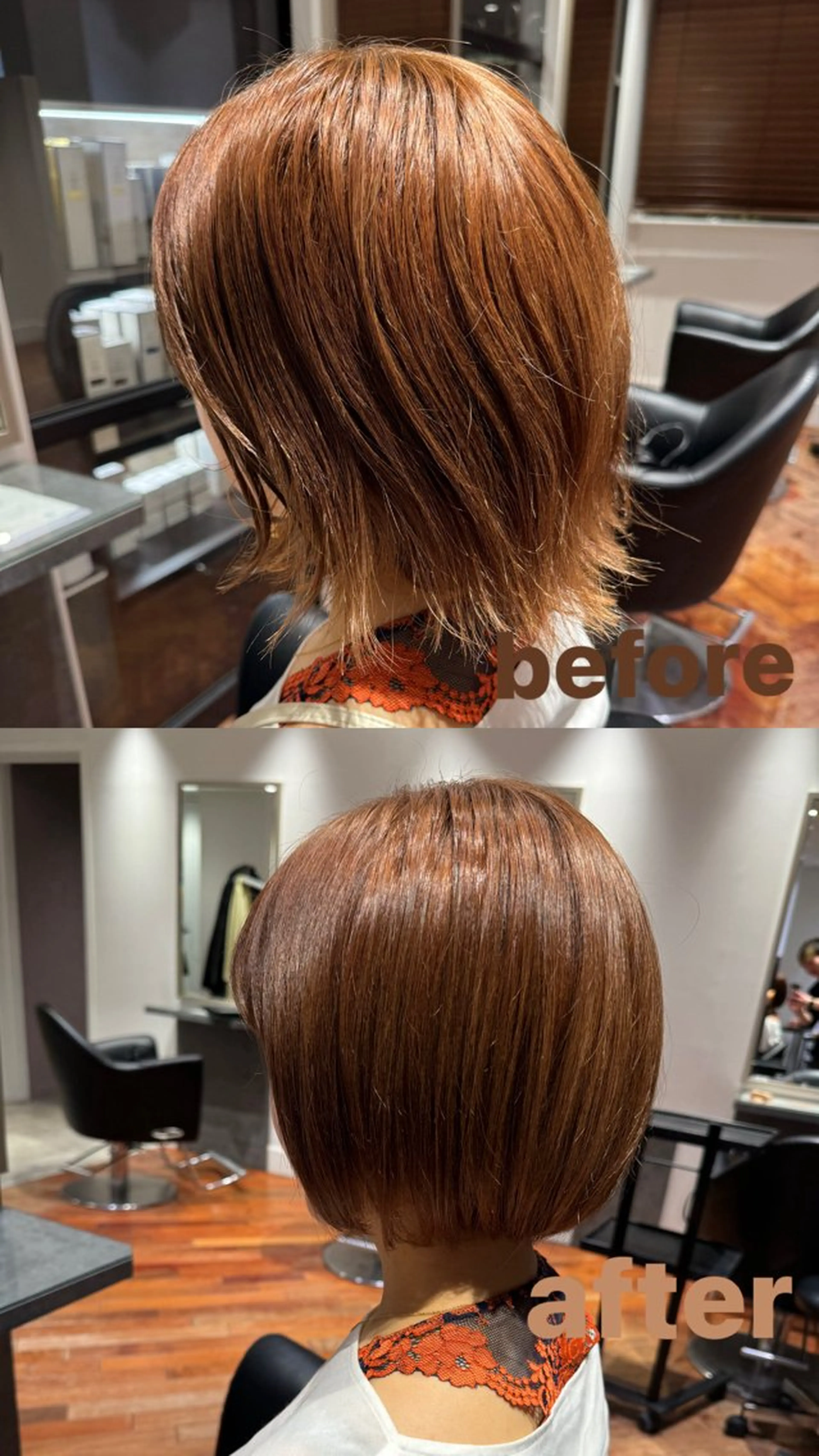 ショート ボブ 外ハネヘア 似合わせカット/ すずきたつやのヘアスタイル