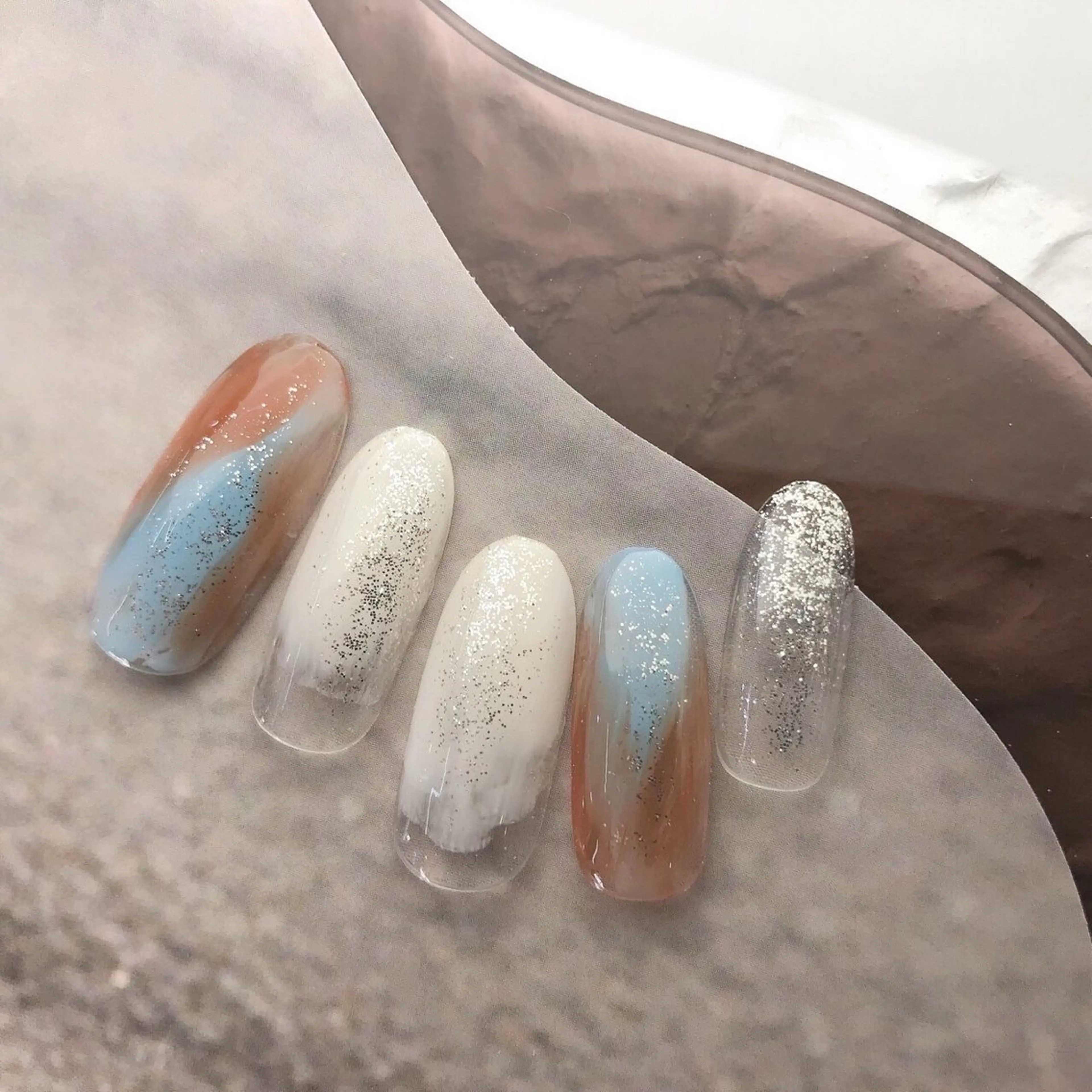 ネイル アートネイル ネイルチップ ⭐︎休業中の練習⭐︎ JNA認定講師髙橋のネイルデザイン