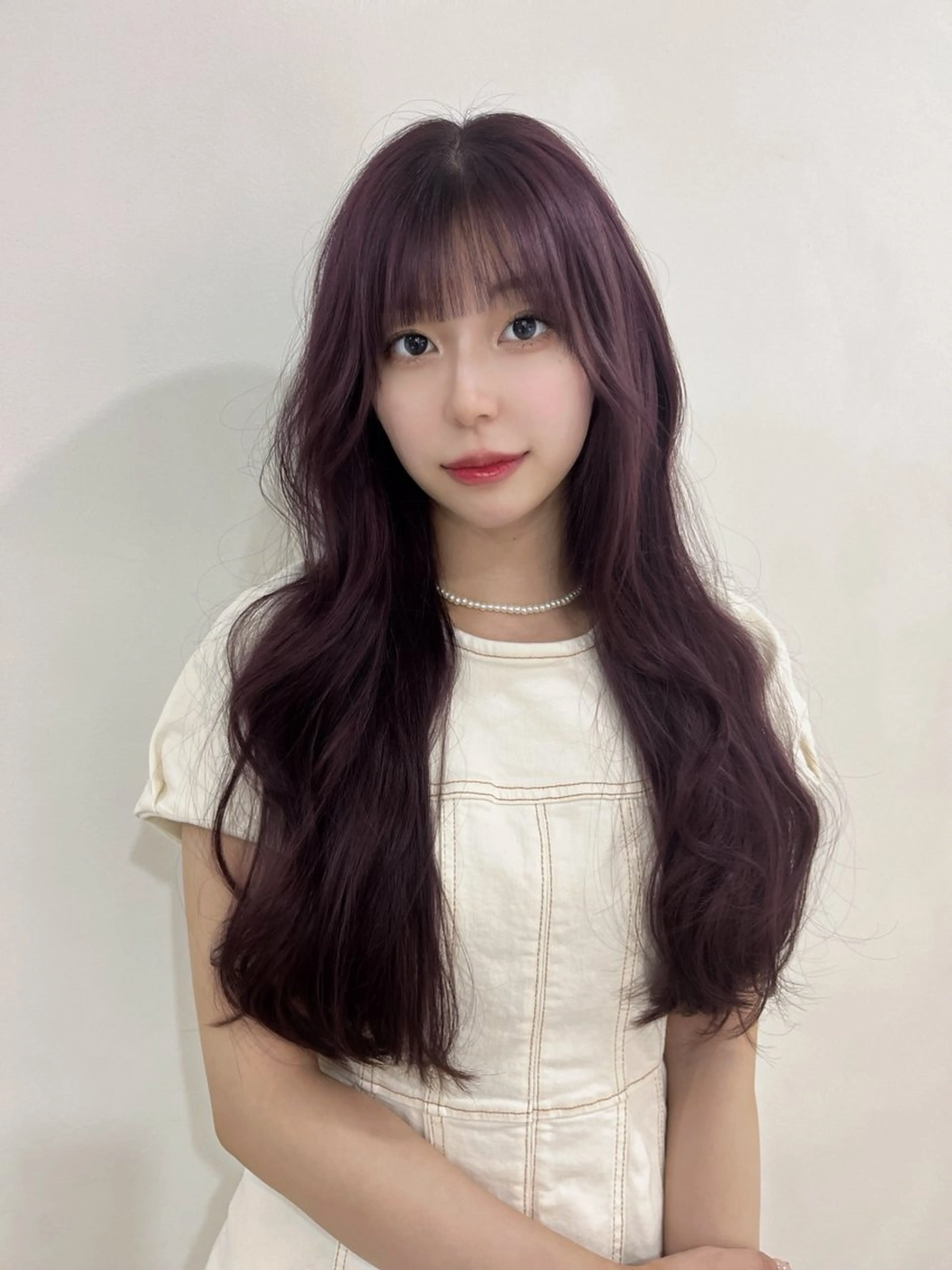 ロング カラー ブリーチ ケアブリーチ ケアカラー ラベンダーカラー ラベンダーピンク kiti所属・chii /kitiのヘアスタイル