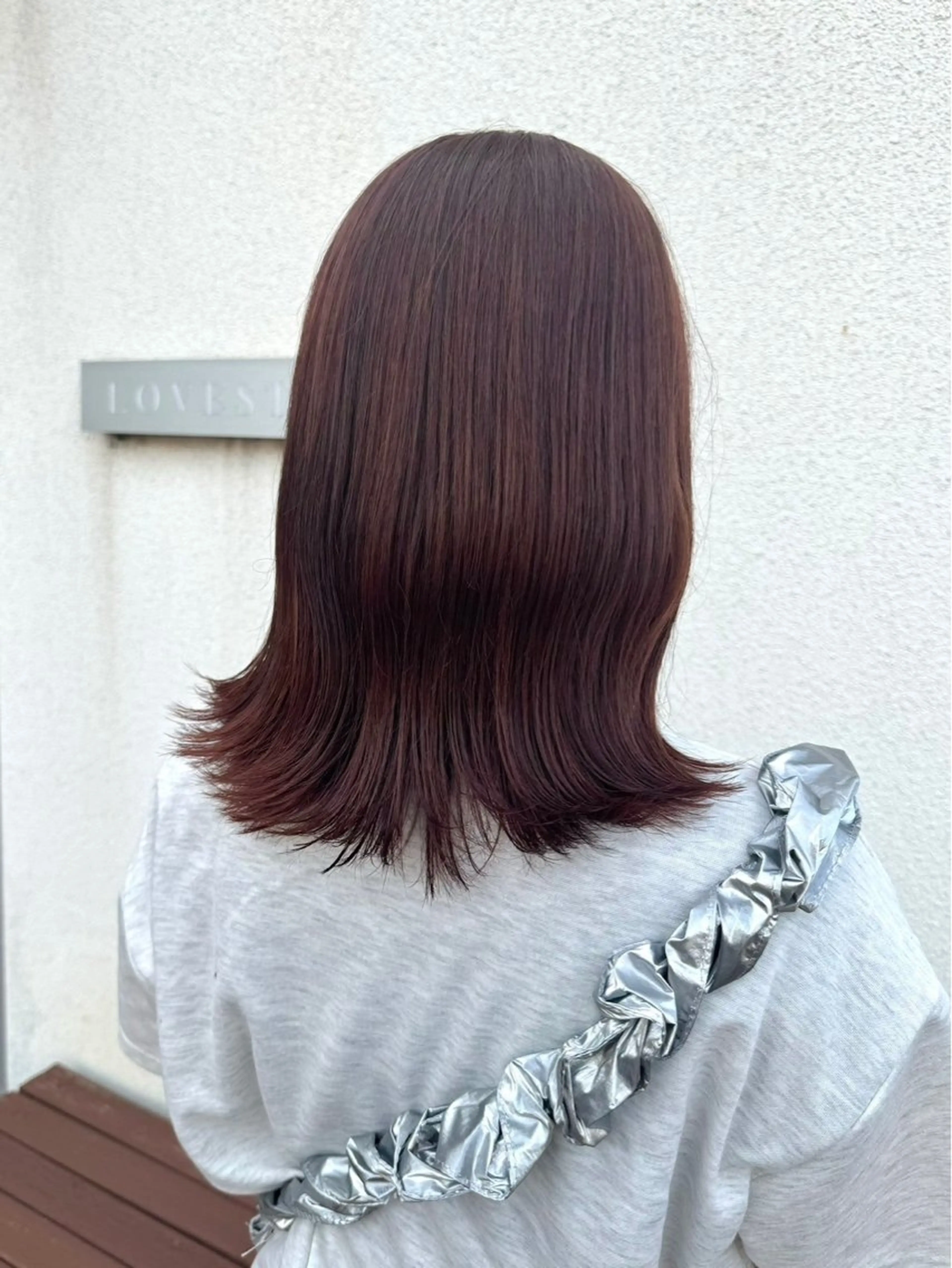 ミディアム カラー ヘアアレンジ 森山 遥葵のヘアスタイル