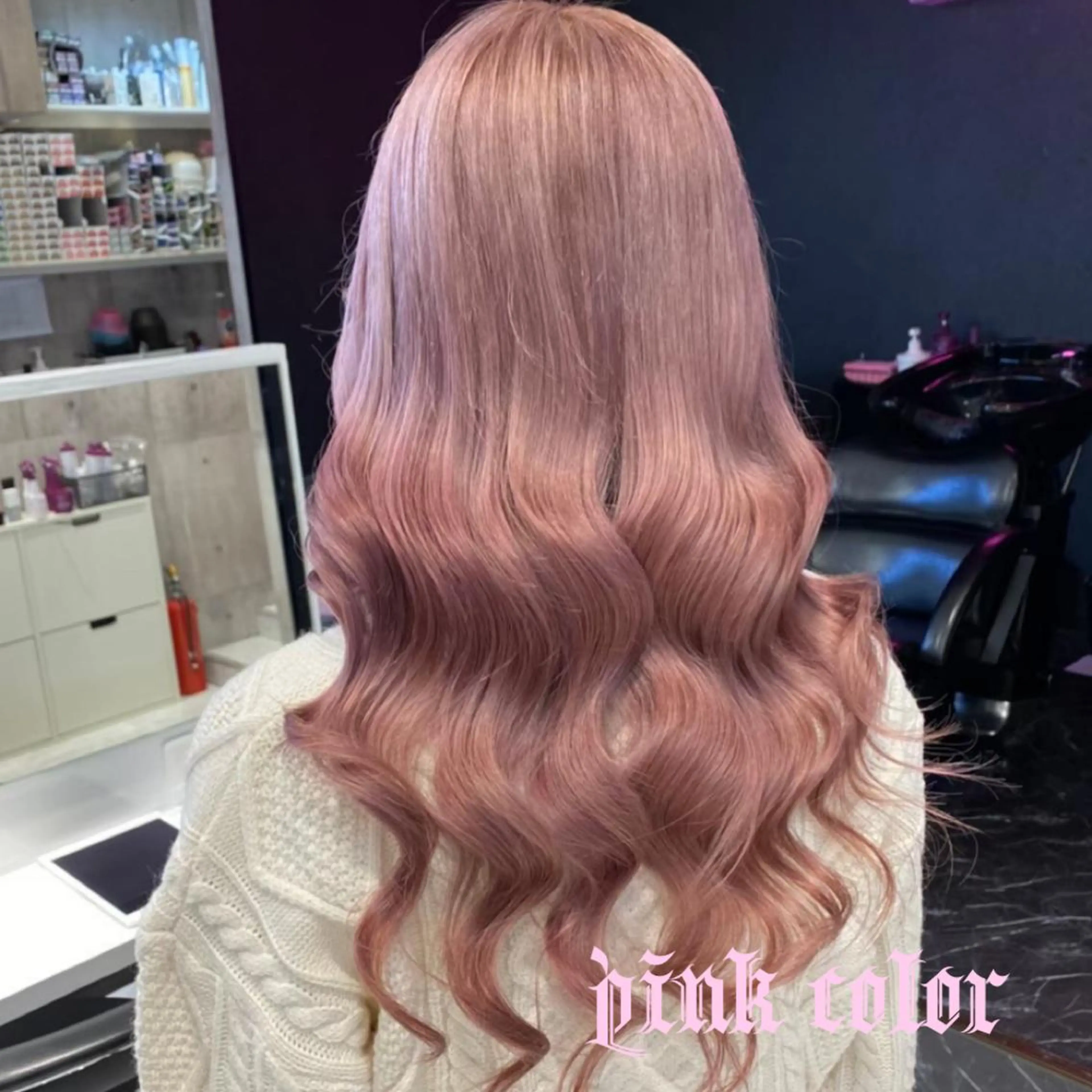 セミロング カラー シールエクステ アクアカラー ブリーチ ケアブリーチ ダブルカラー 似合わせパーマ🔥 渡邉愛斗のヘアスタイル