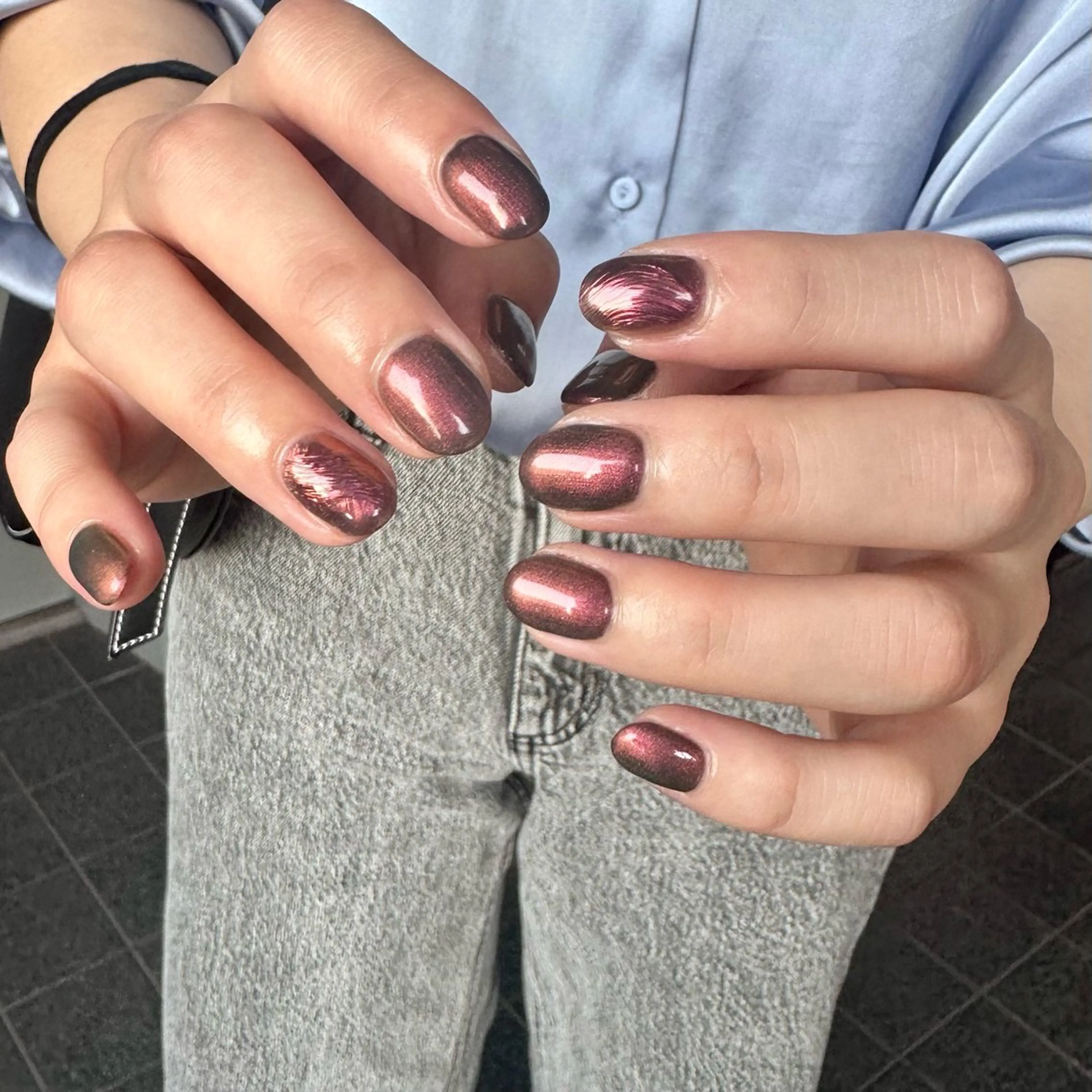 ワンカラー＋1本アート🎨の写真