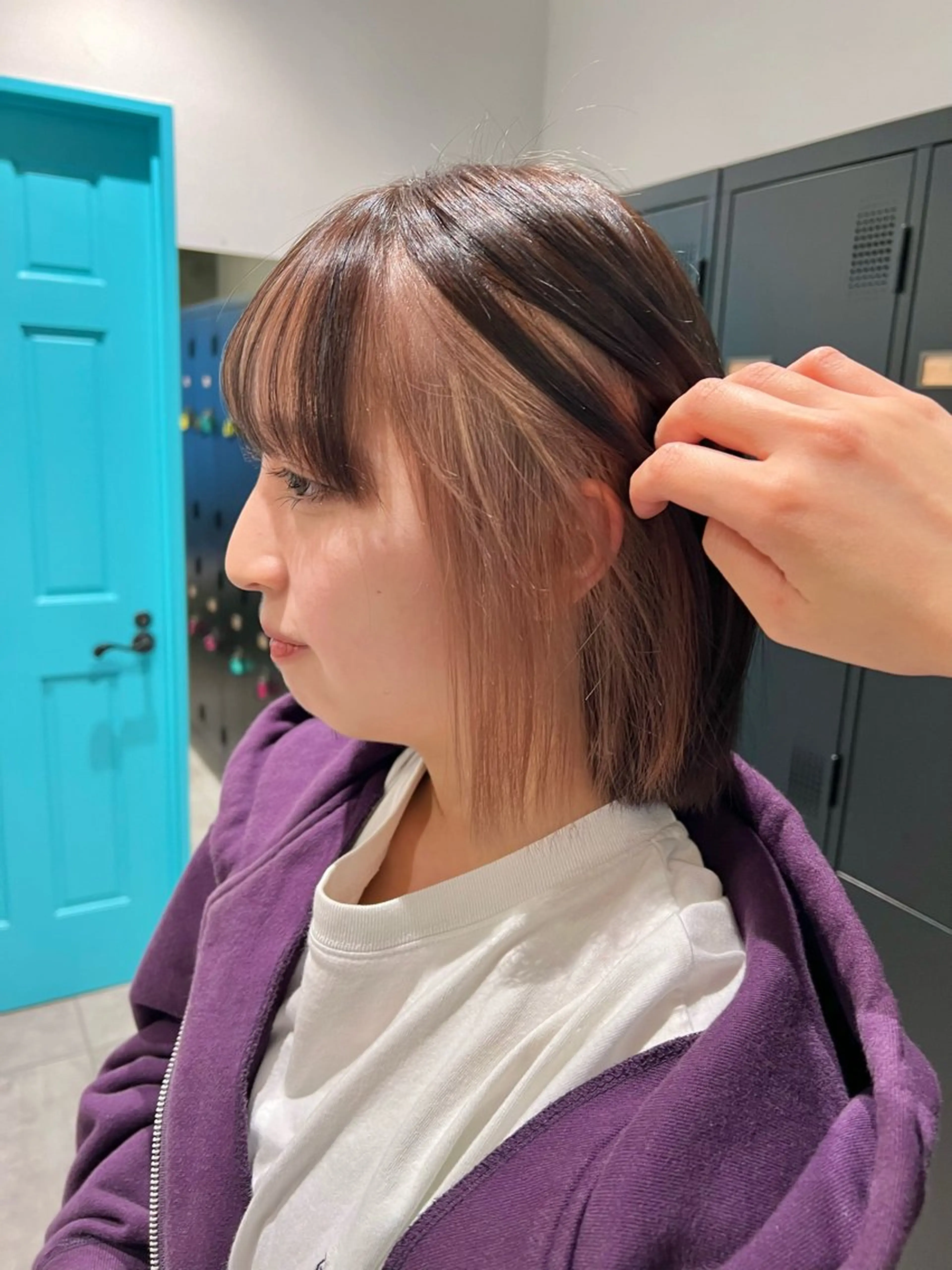 ショート カラー ヘアカラー トリートメント 🌞レイヤー×カラー 前川那津美🌞のヘアスタイル