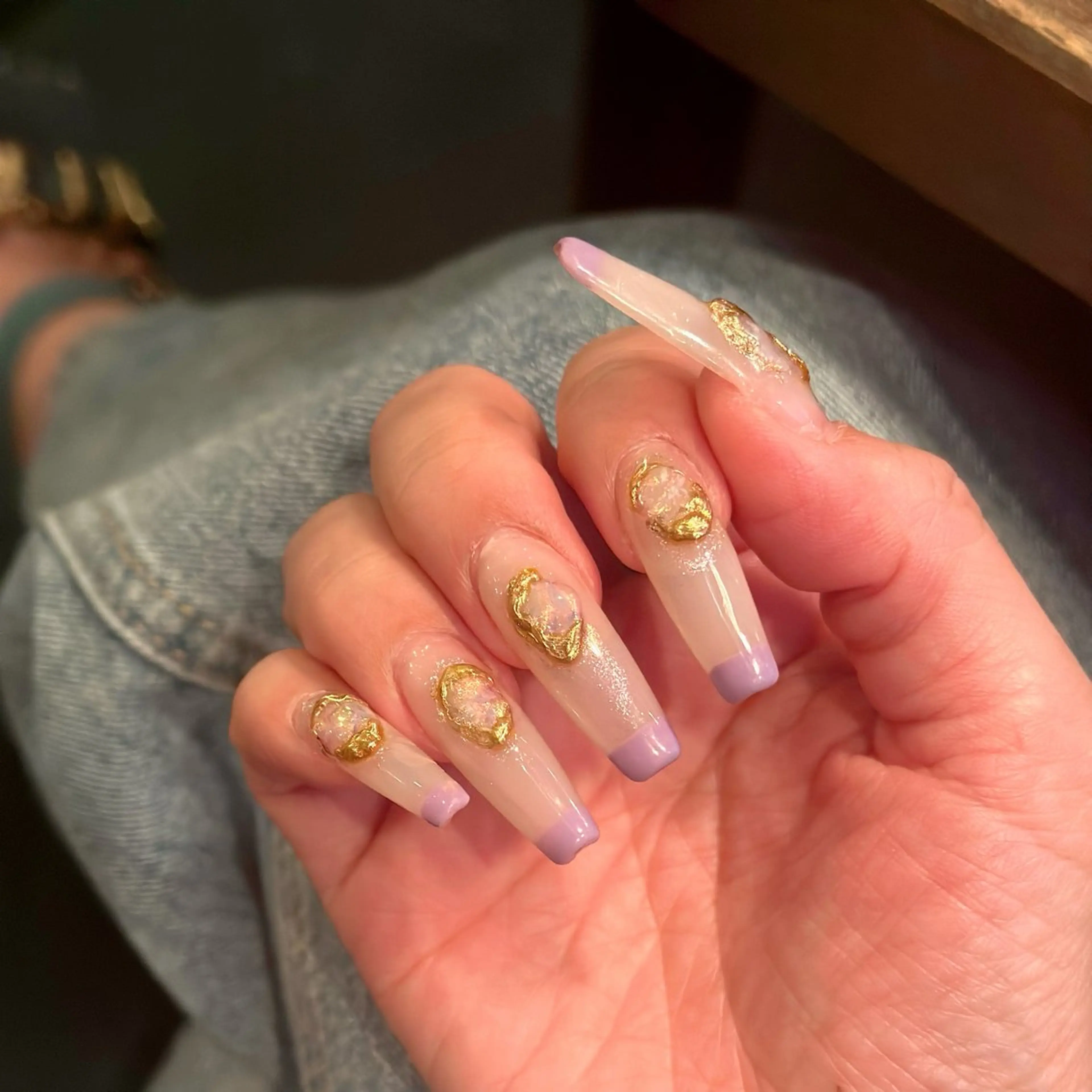 ネイル ジェルネイル ロングネイル wellmoon Tanaのネイルデザイン