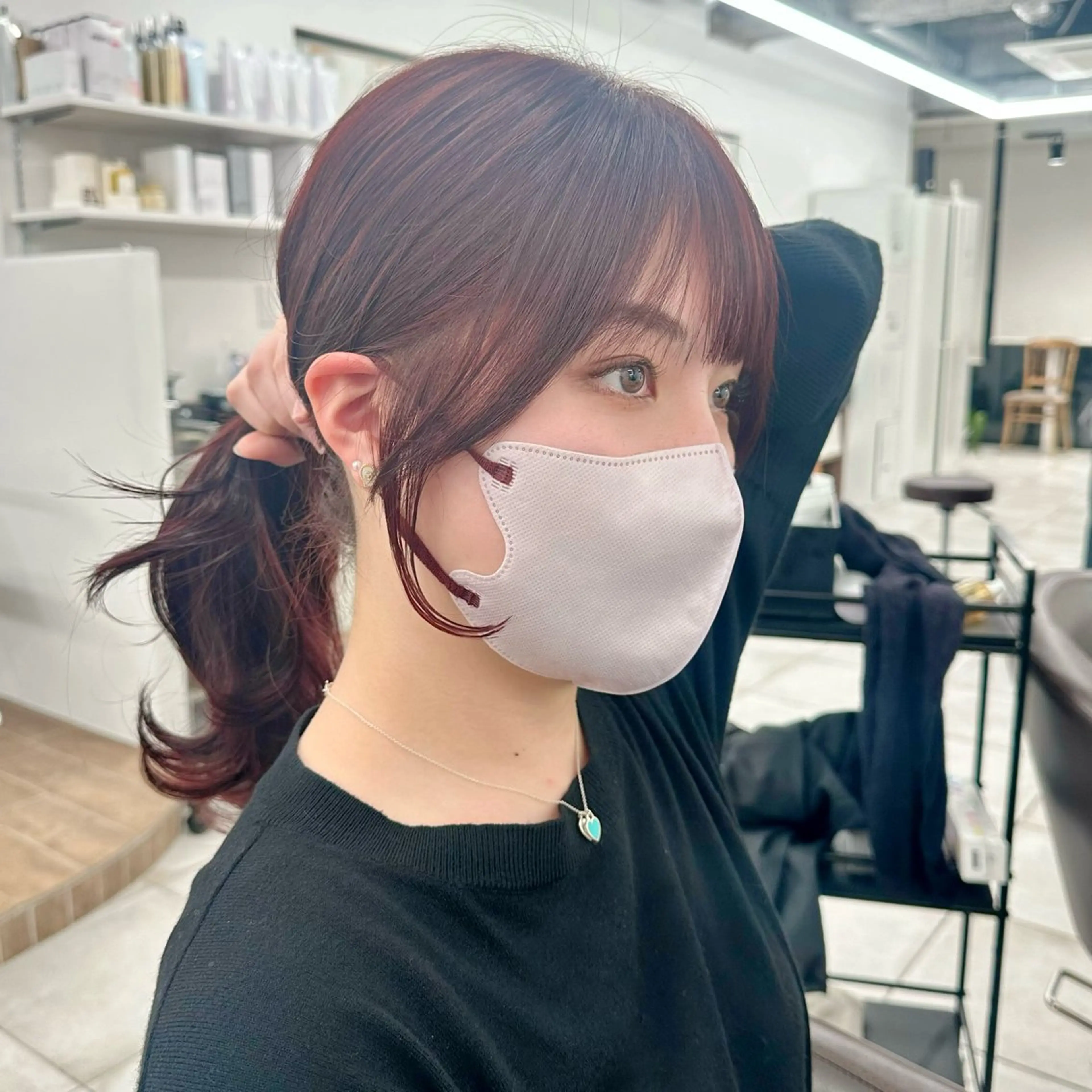 セミロング カラー カット ヘアカラー トリートメント ブリーチなし/レイヤ ー特化🌈Tommyのヘアスタイル