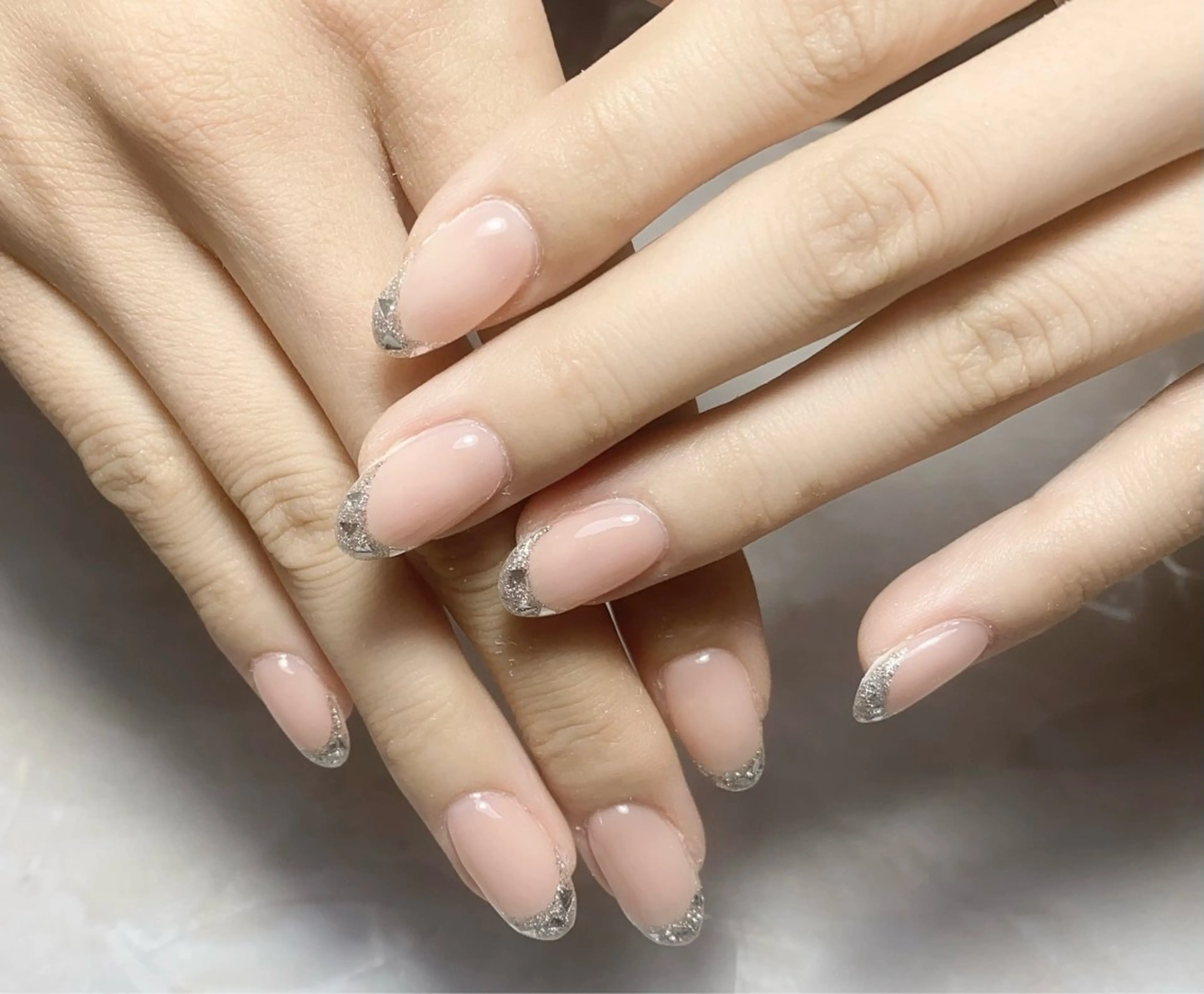 ネイル アートネイル フレンチネイル ジェルネイル グラデーション 韓国ネイル Nail Salon kihi大塚店のネイルデザイン