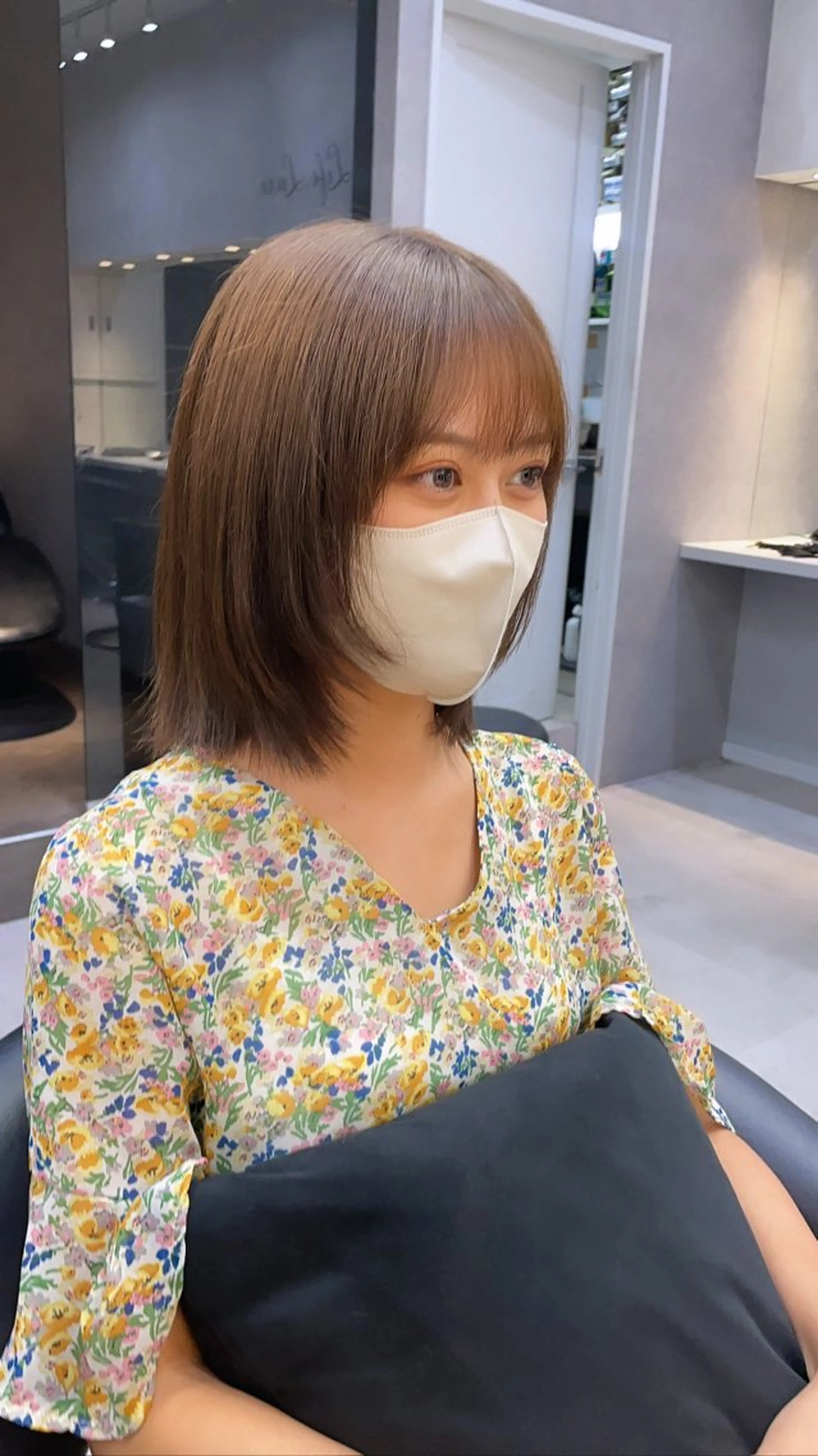 ショート ボブ 顔周りカット レイヤーカット 池袋/韓国/レイヤー 髪質改善/村上けいとのヘアスタイル