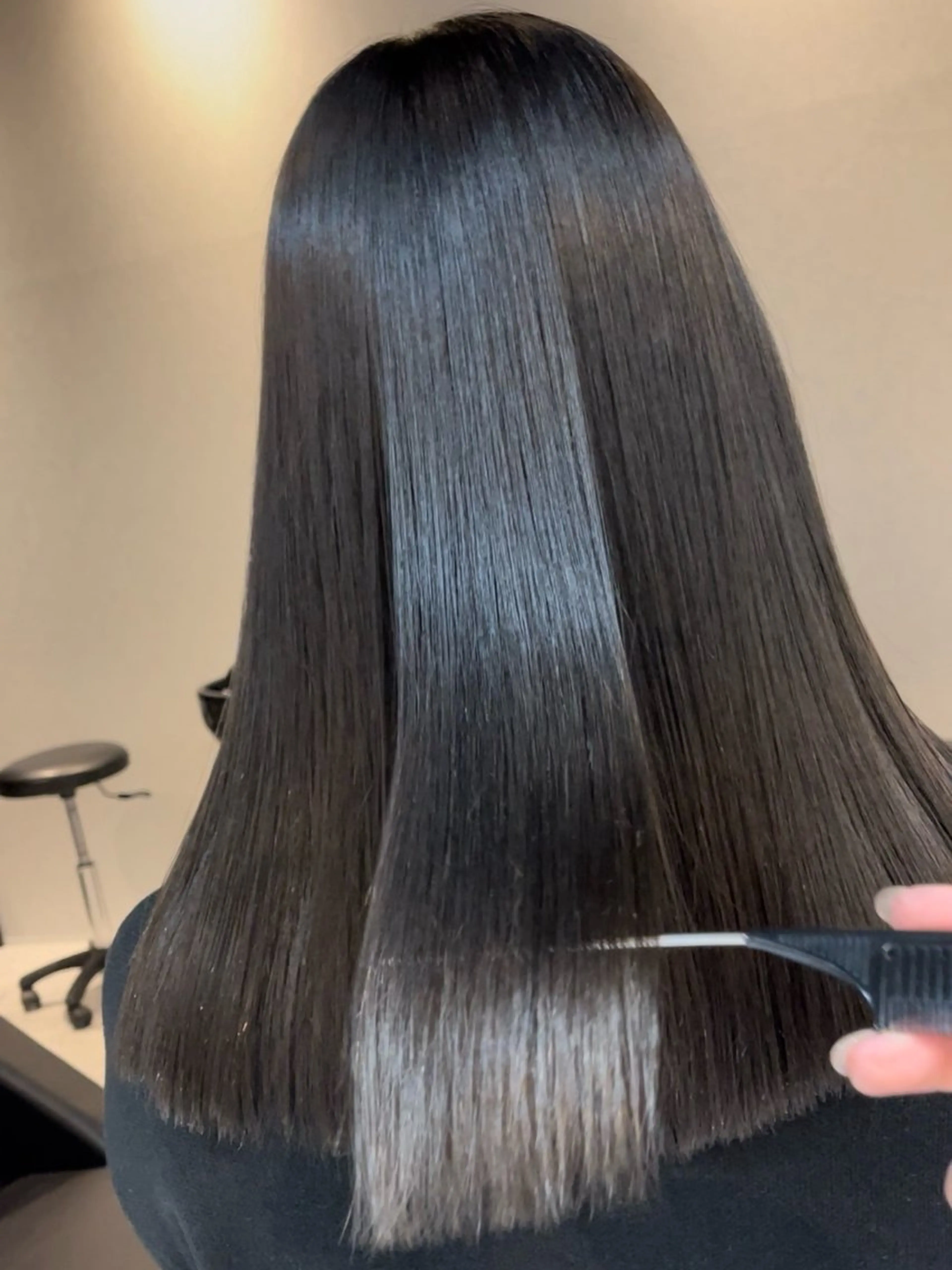 セミロング パーマ ショートボブ ボブ 外国人風カラー ハイライト 髪質改善 アンドウ ユウ/ レイヤーカット/韓国のヘアスタイル