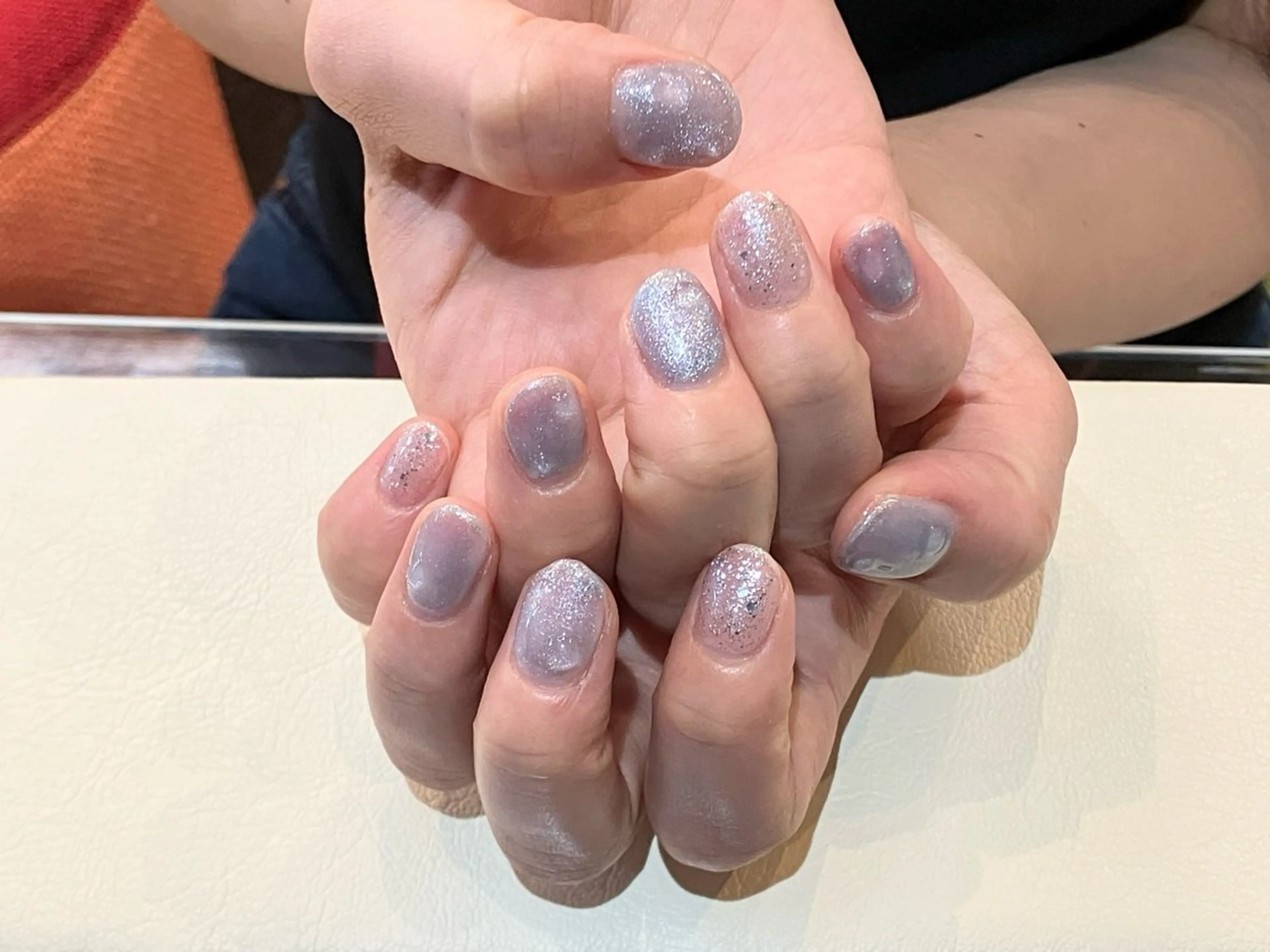 ネイル ラメ(グリッター) マグネットネイル ハンドネイル ネイルサロン ふきよせのネイルデザイン