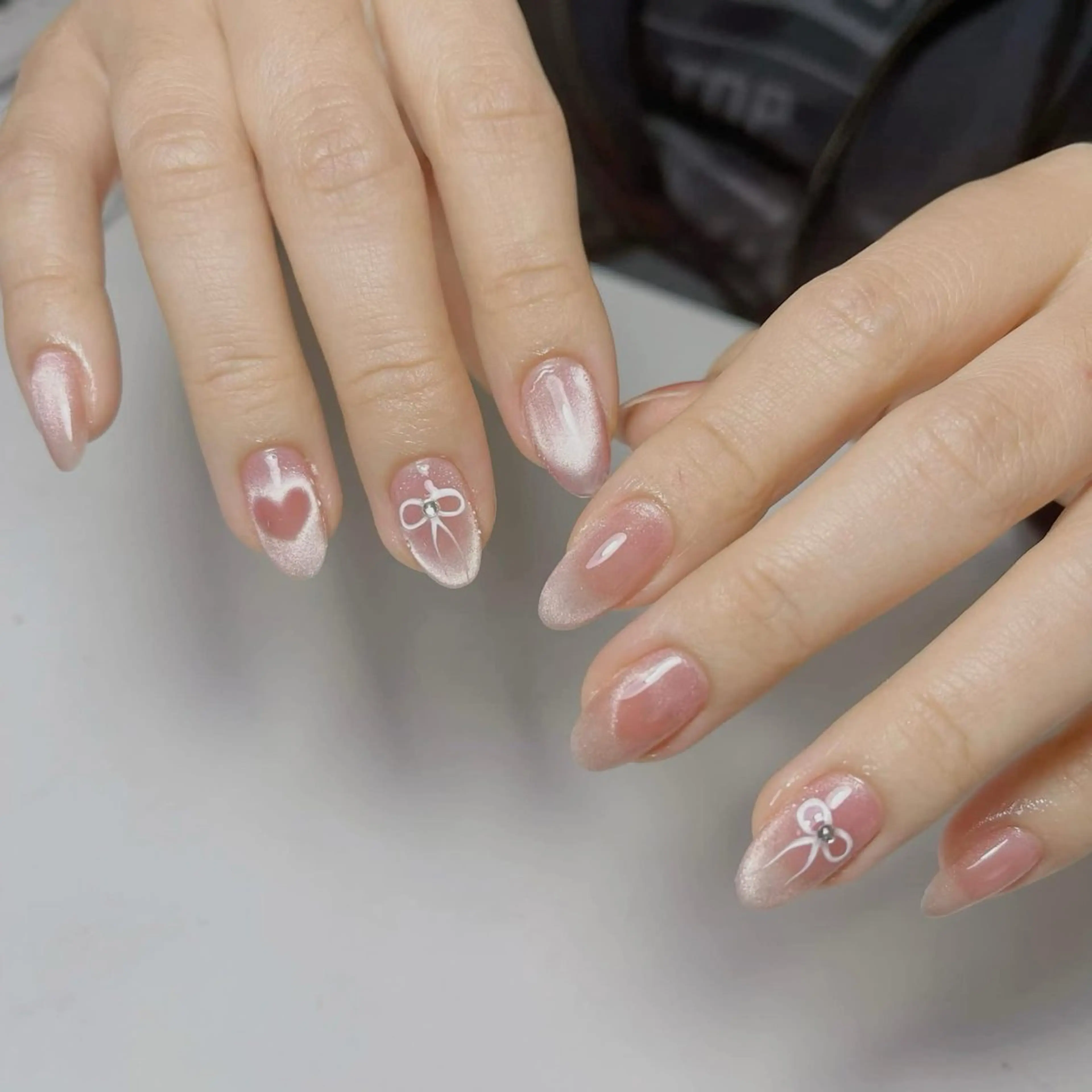 ネイル アートネイル 成人式 ジェルネイル ニュアンスネイル ネイルチップ Kora Nailのネイルデザイン
