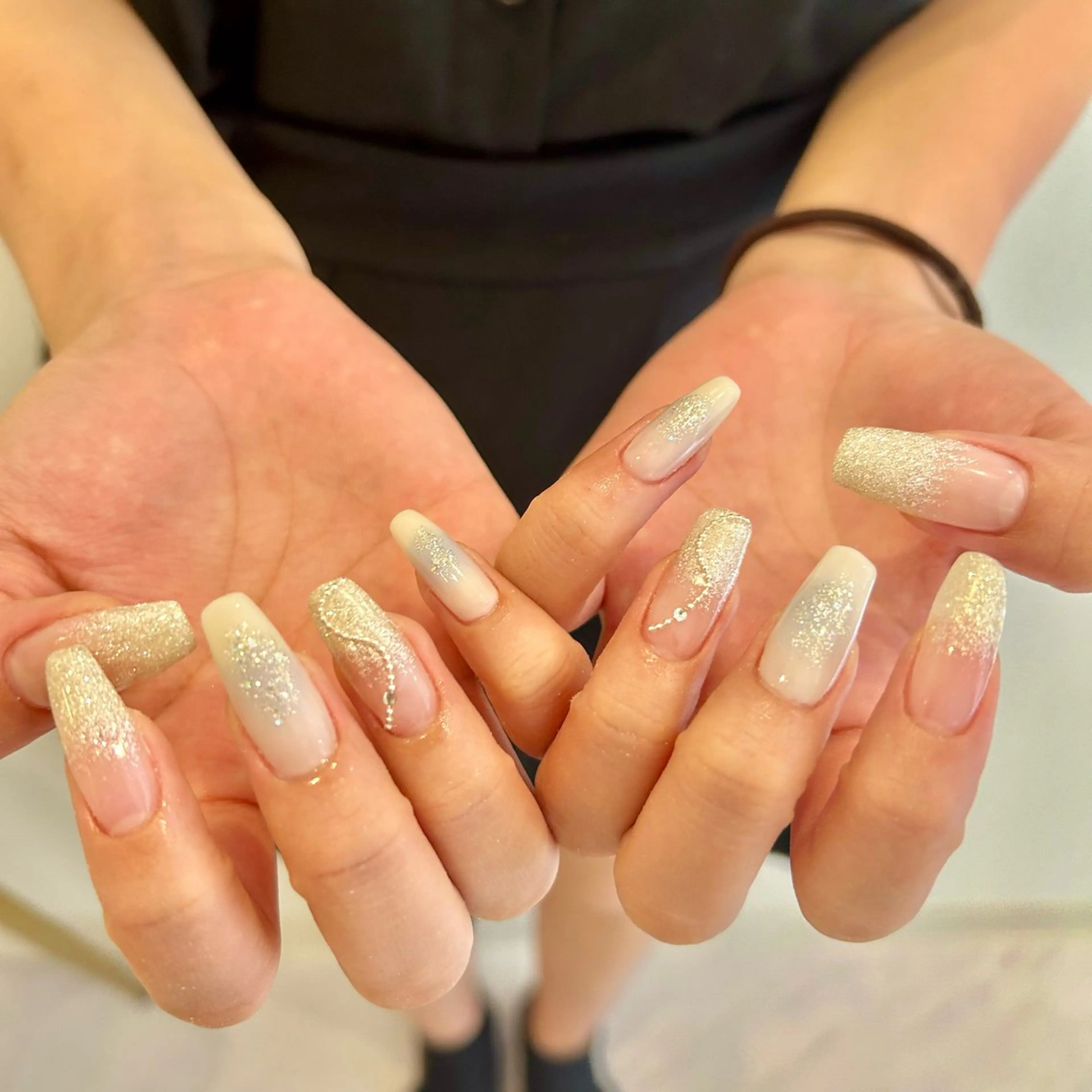 ネイル 🫧飛山琉桜/二条 ネイルアート/束感のマツエク・マツパデザイン