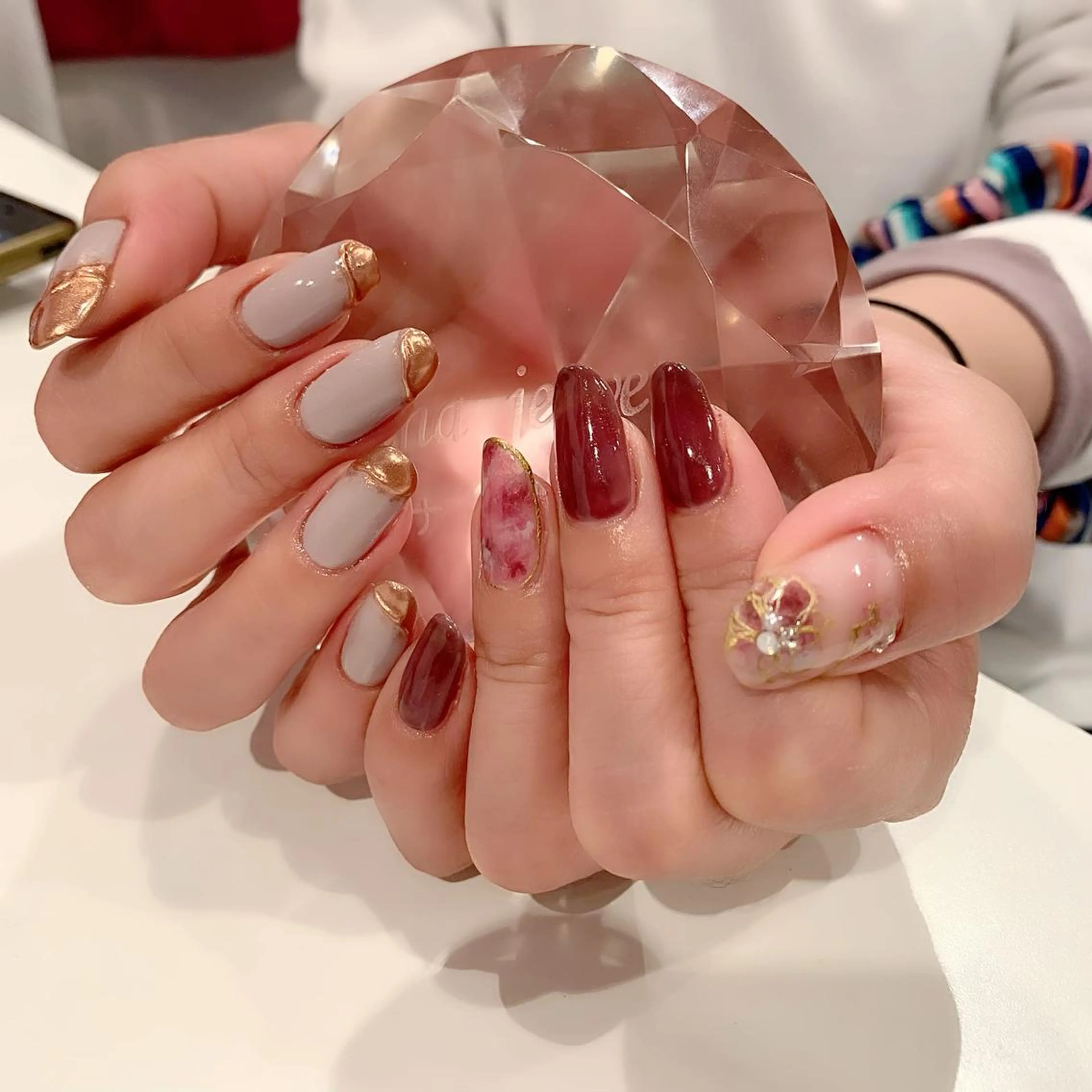 ネイル ハンドネイル フットネイル Adite nailのネイルデザイン